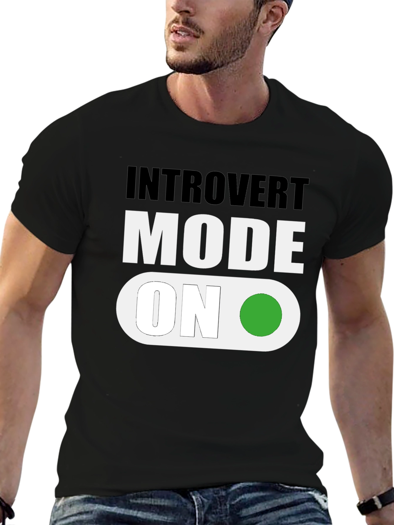 Introvert Mode On T-Shirt - Funny Graphic Tee