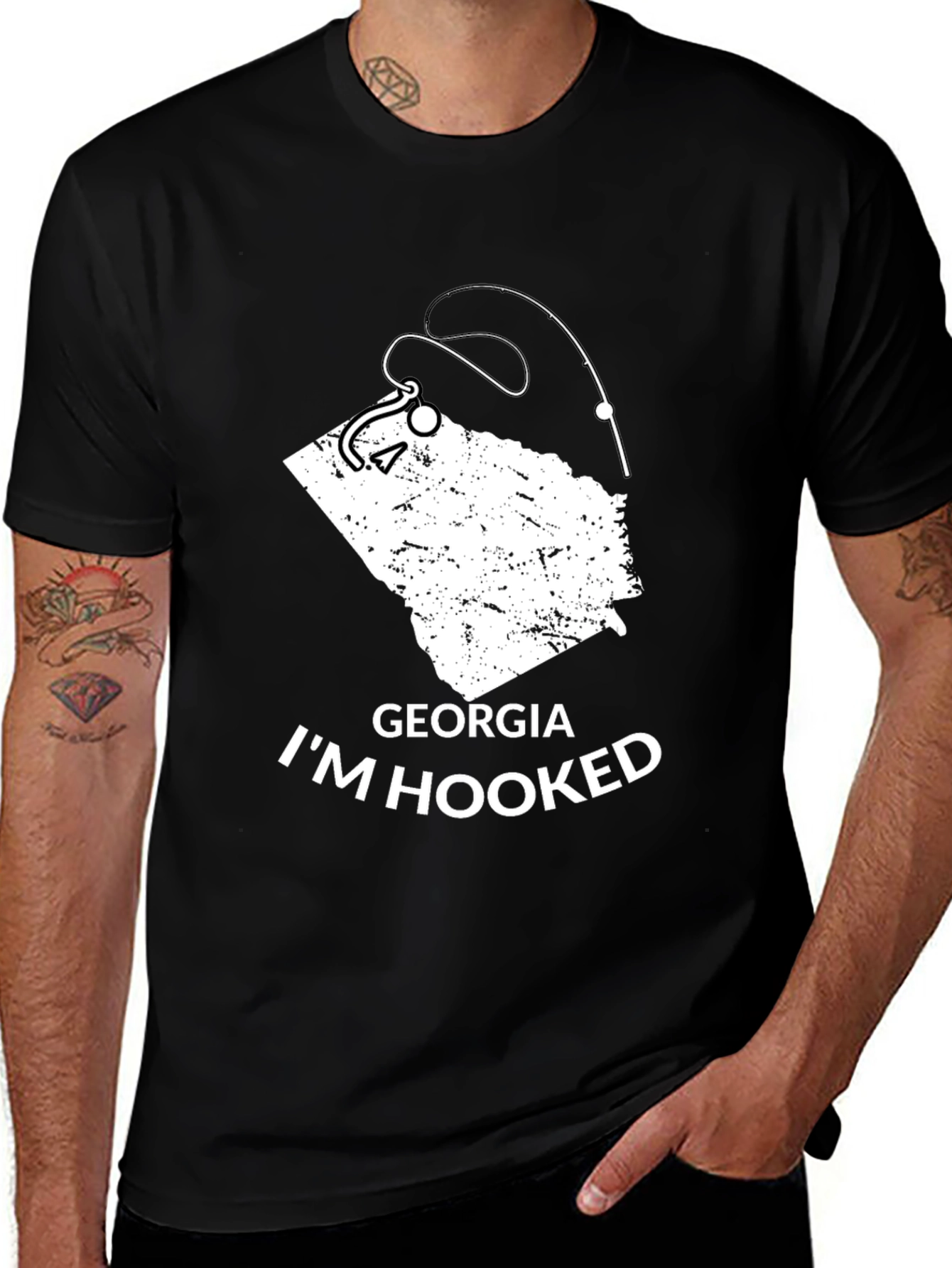 Georgia Im Hooked Fishing T-Shirt