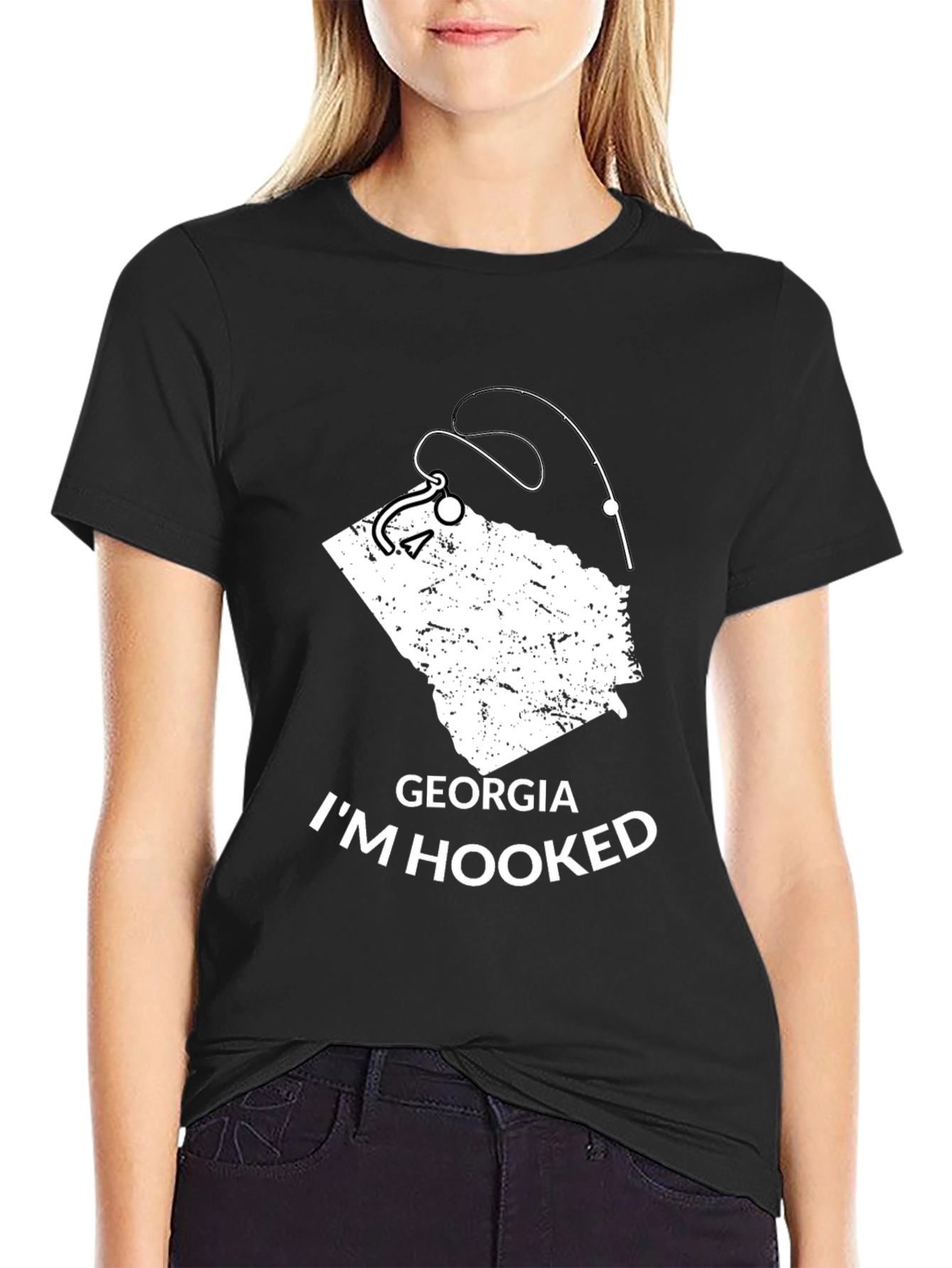 Georgia Im Hooked Fishing T-Shirt