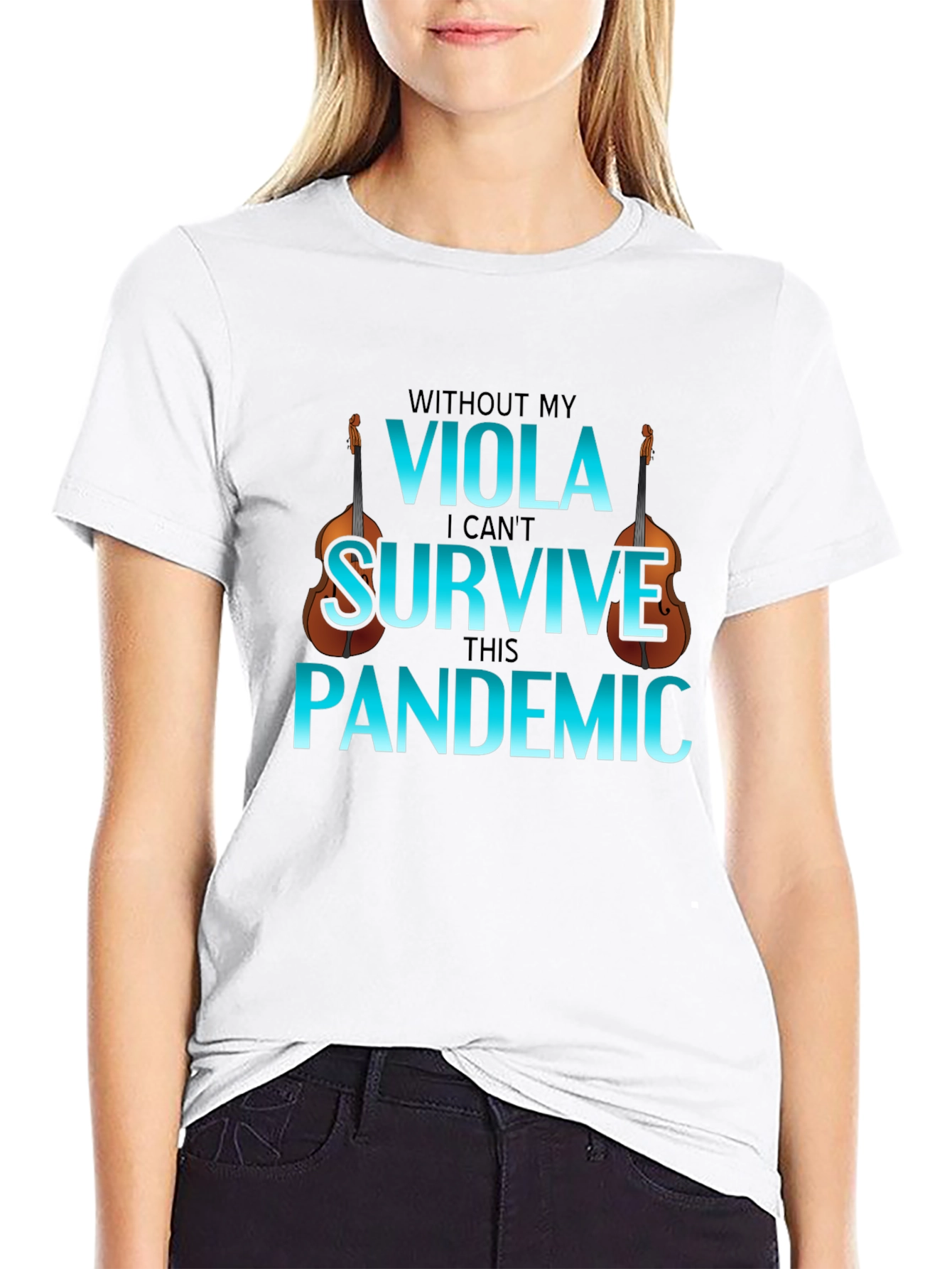 Viola Pandemic T-Shirt: Music Lovers Apparel