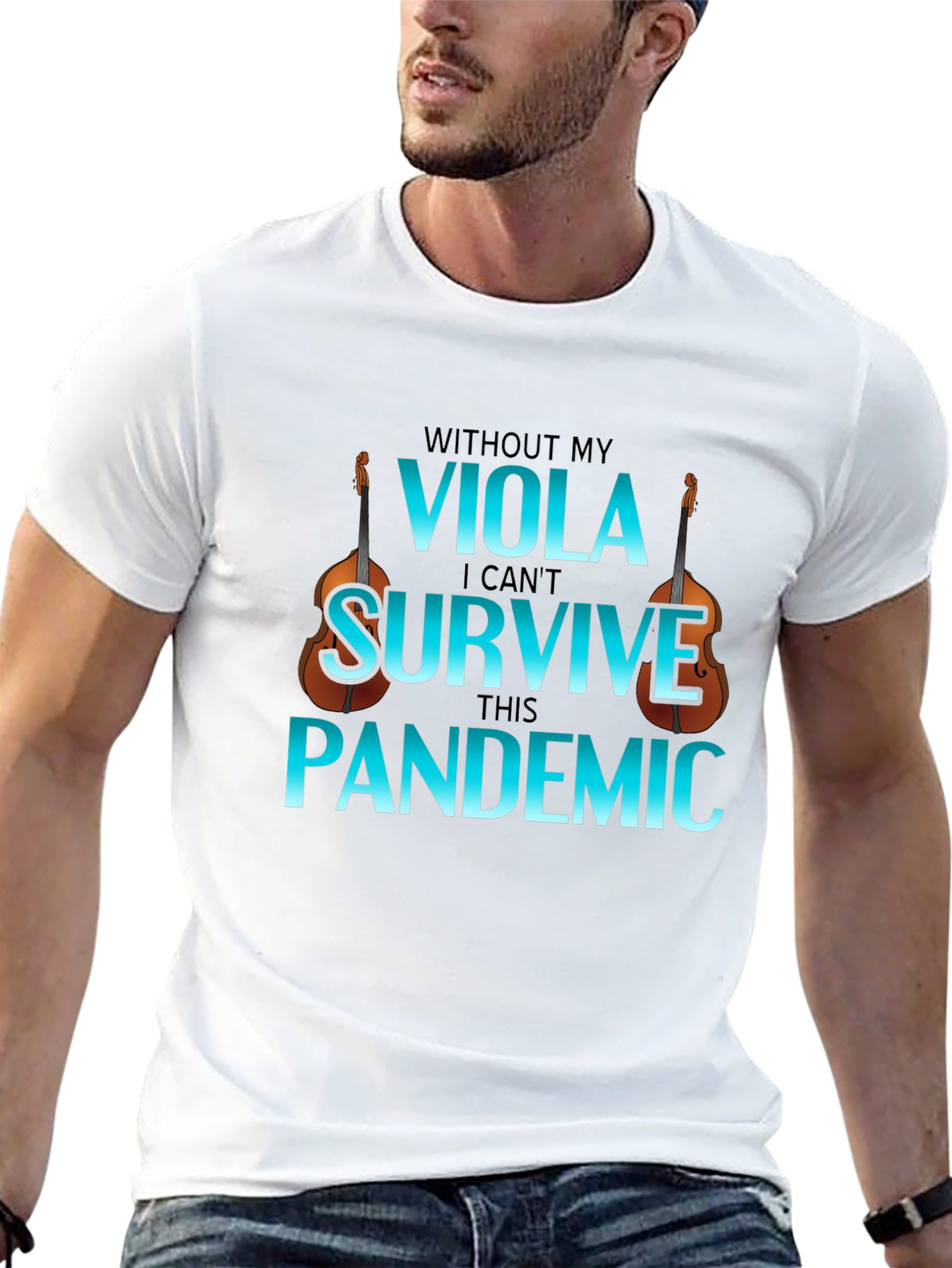 Viola Pandemic T-Shirt: Music Lovers Apparel