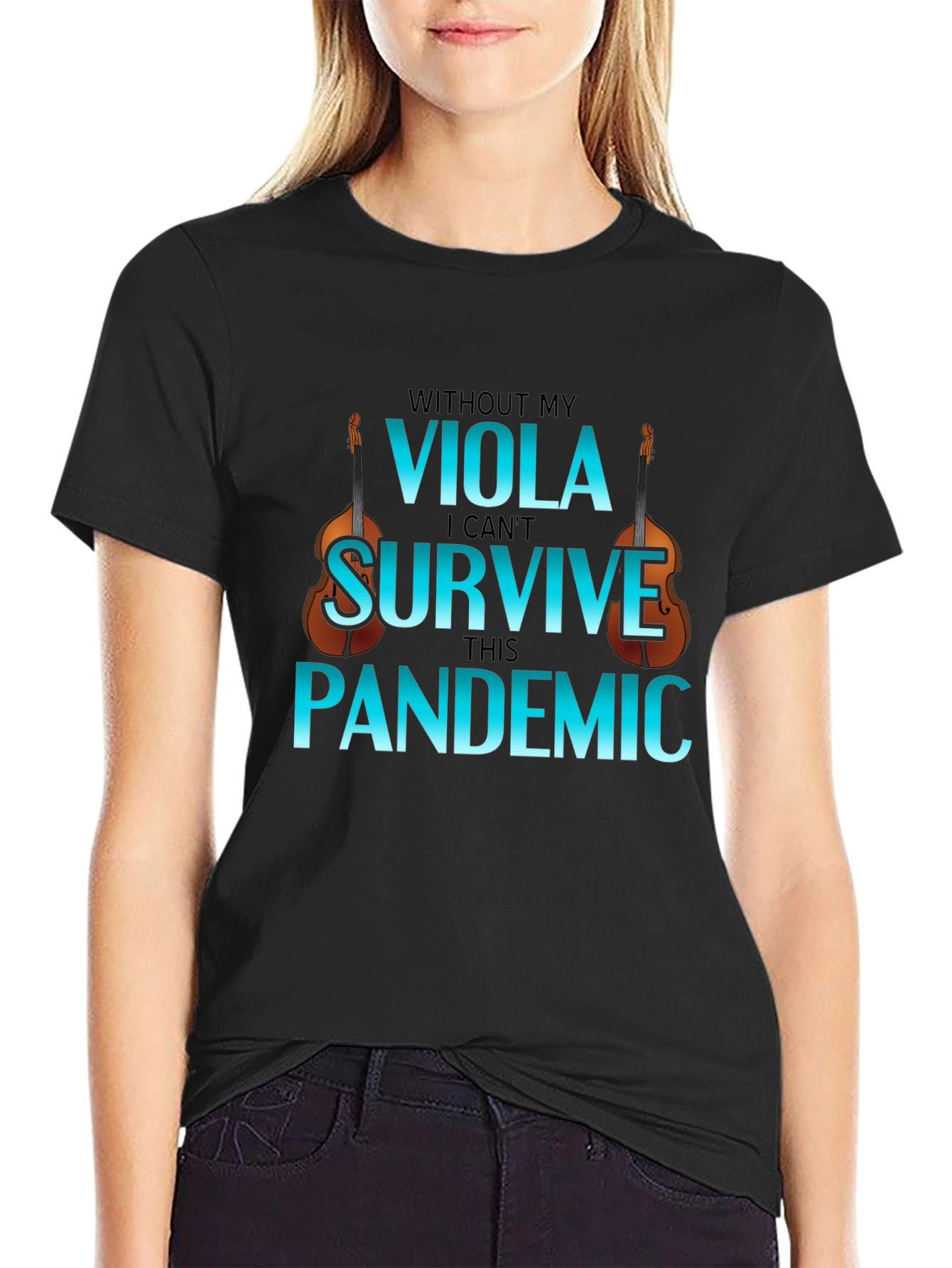Viola Pandemic T-Shirt: Music Lovers Apparel