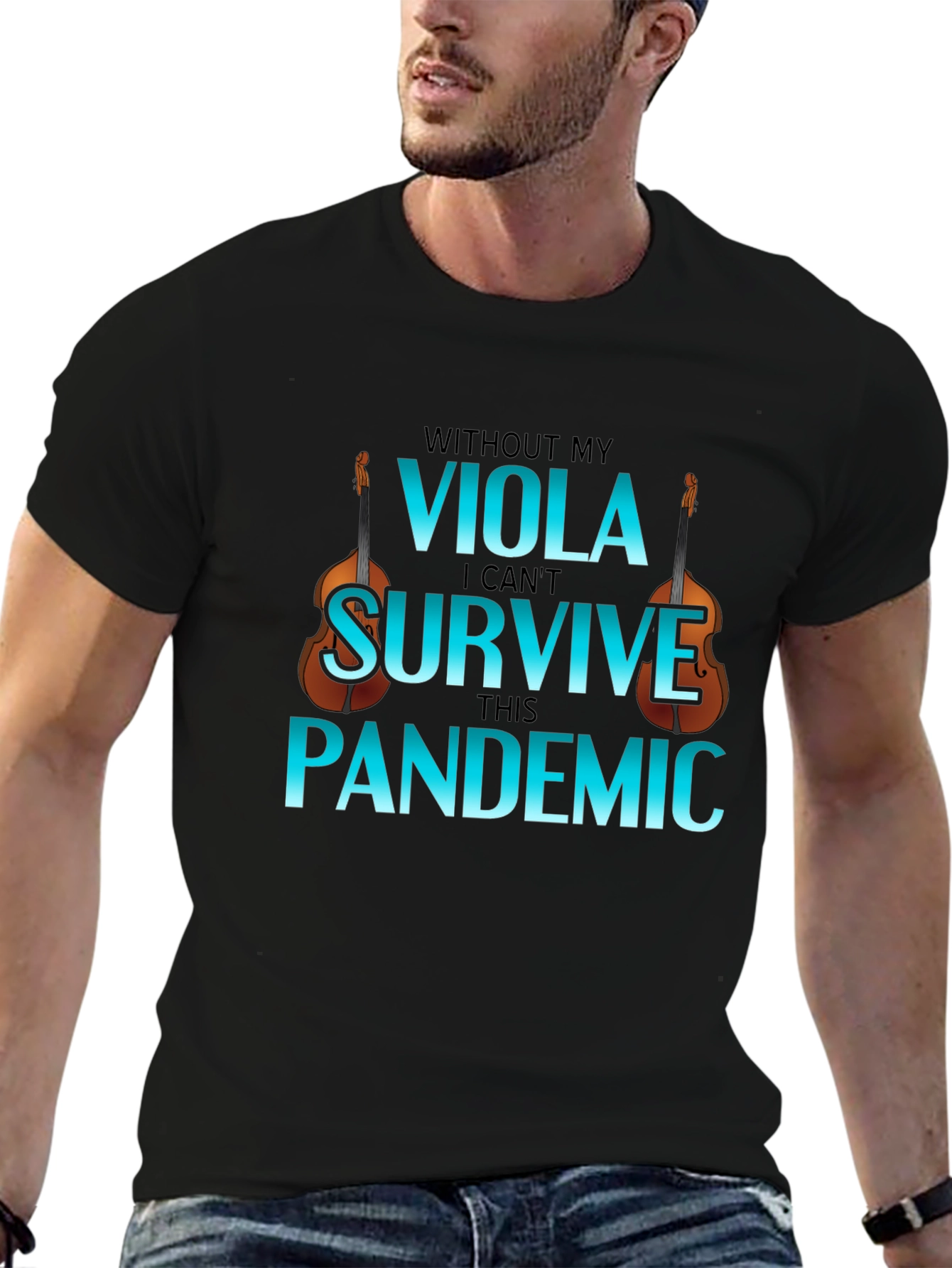 Viola Pandemic T-Shirt: Music Lovers Apparel