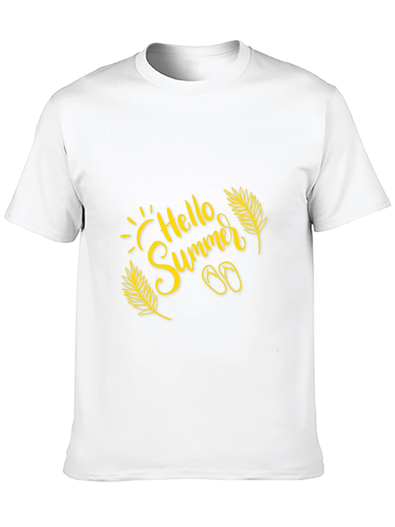 Hello Summer Black T-Shirt