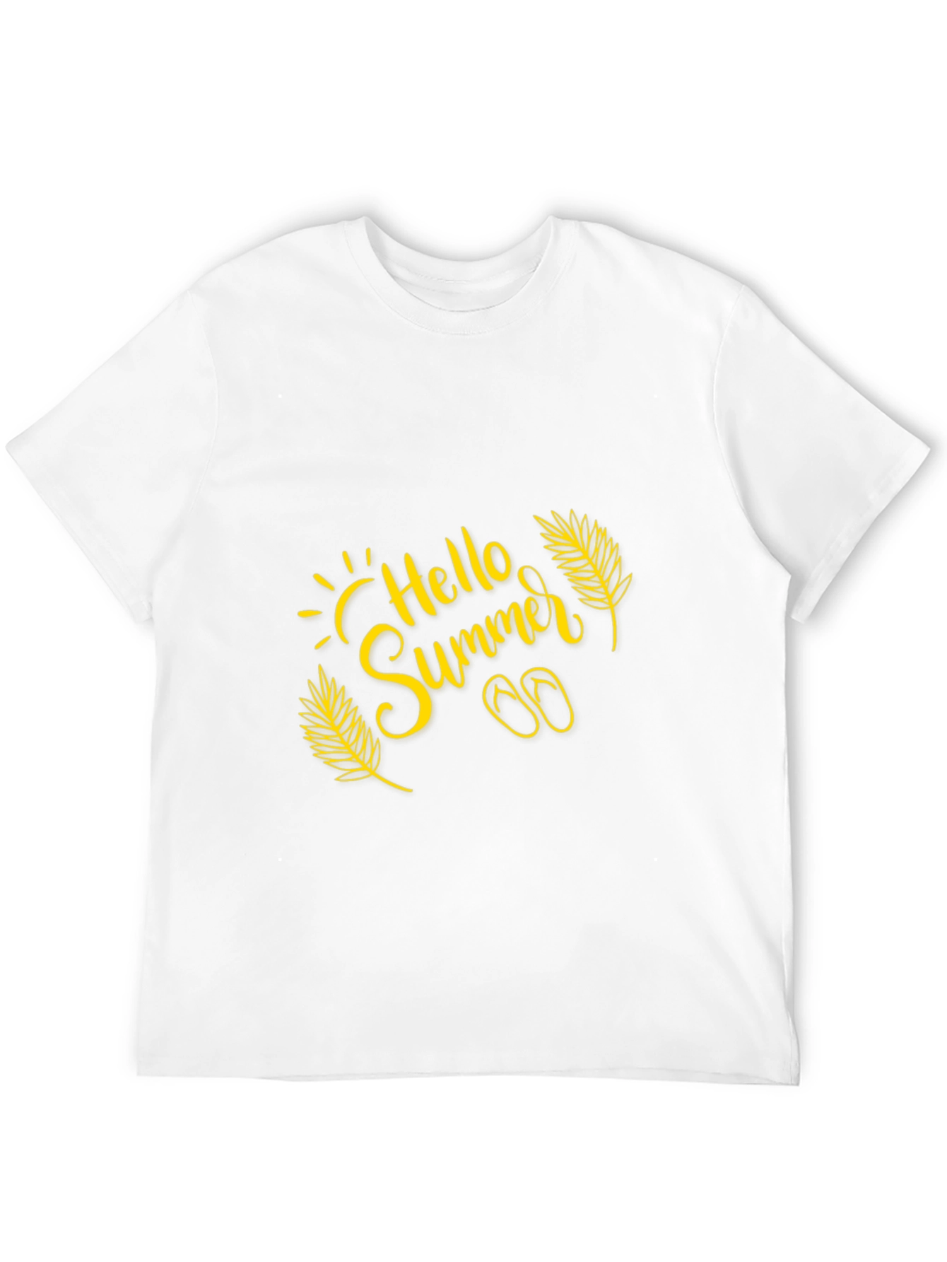 Hello Summer Black T-Shirt