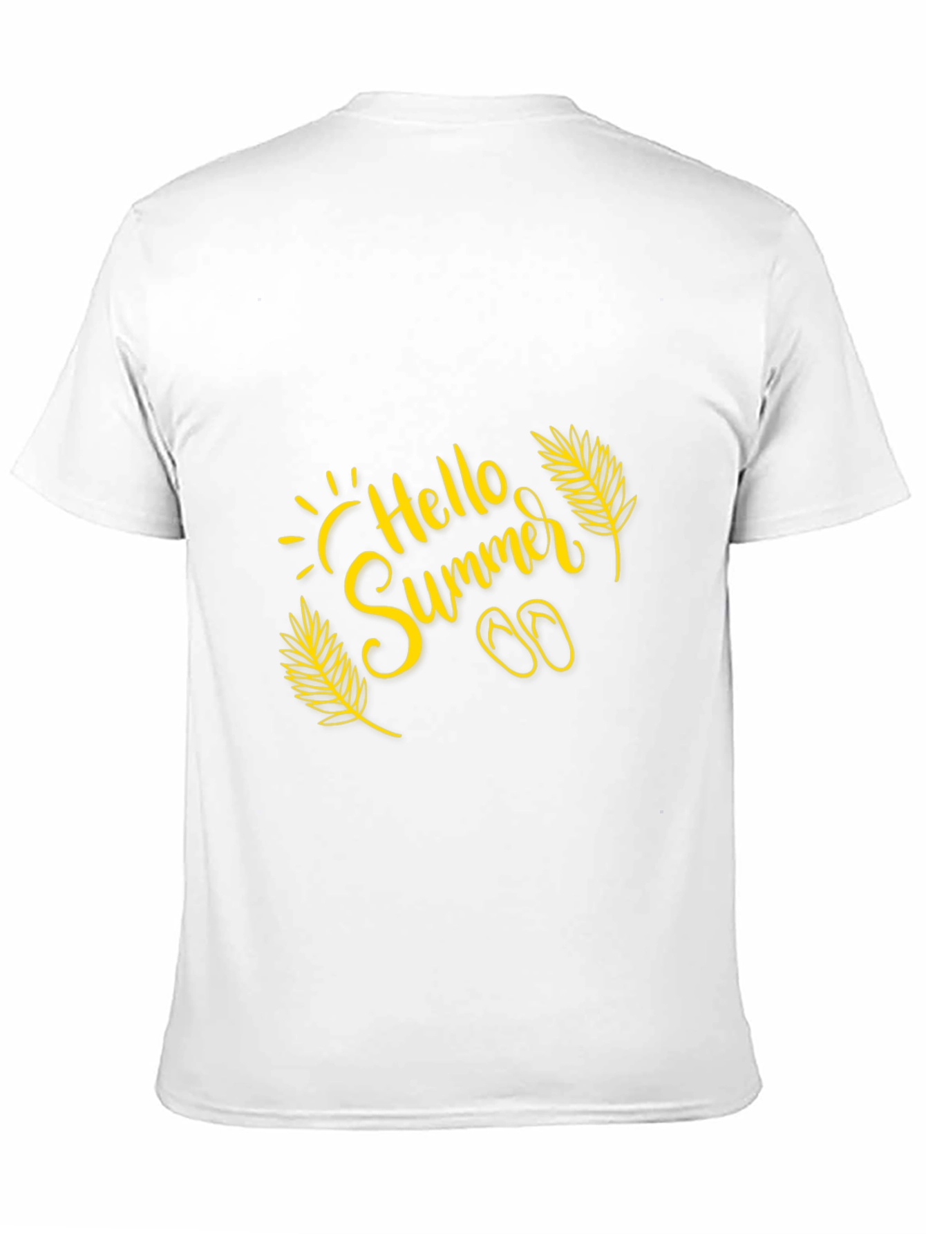Hello Summer Black T-Shirt
