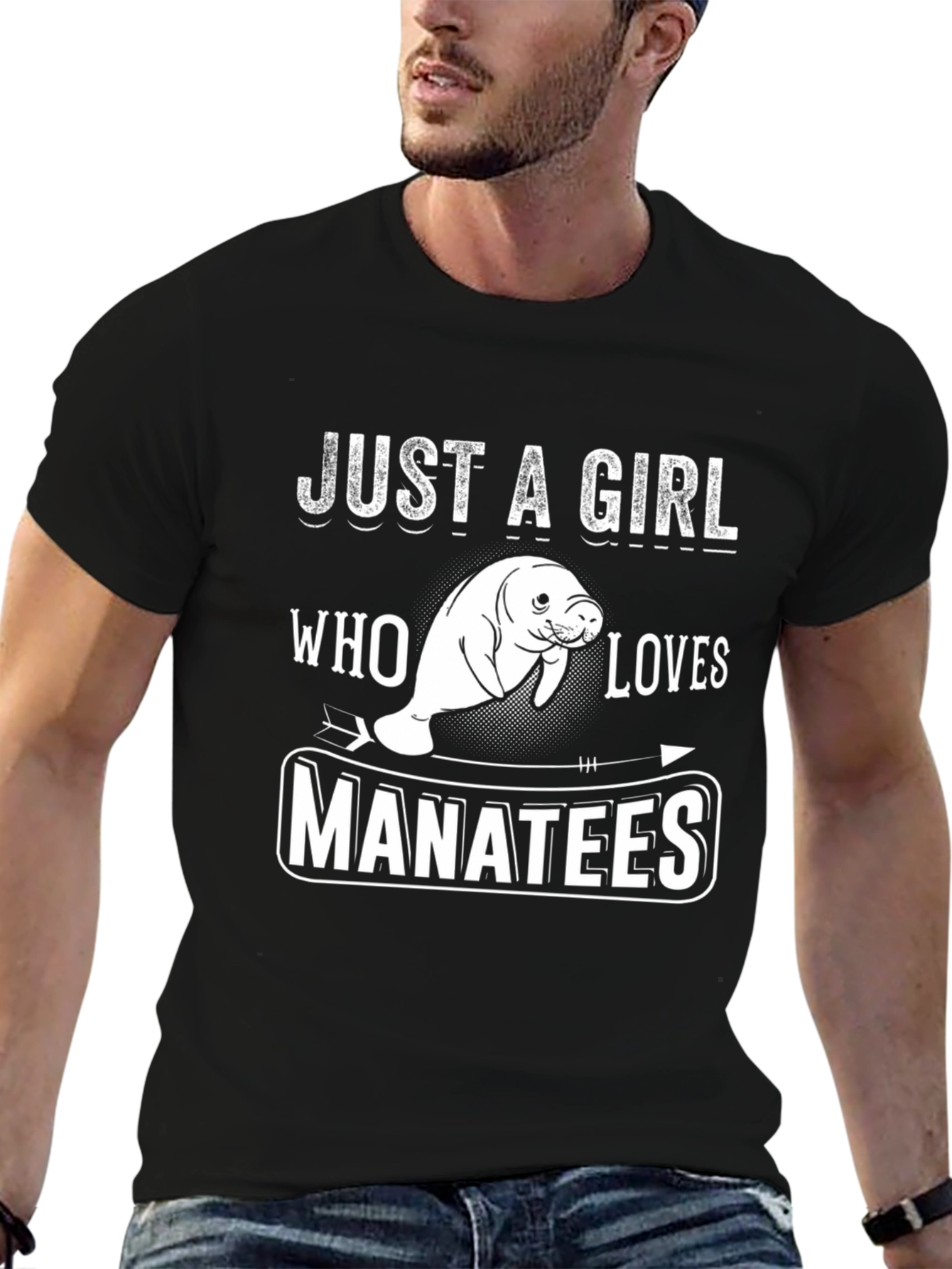 Just A Girl Who Loves Manatees T-Shirt