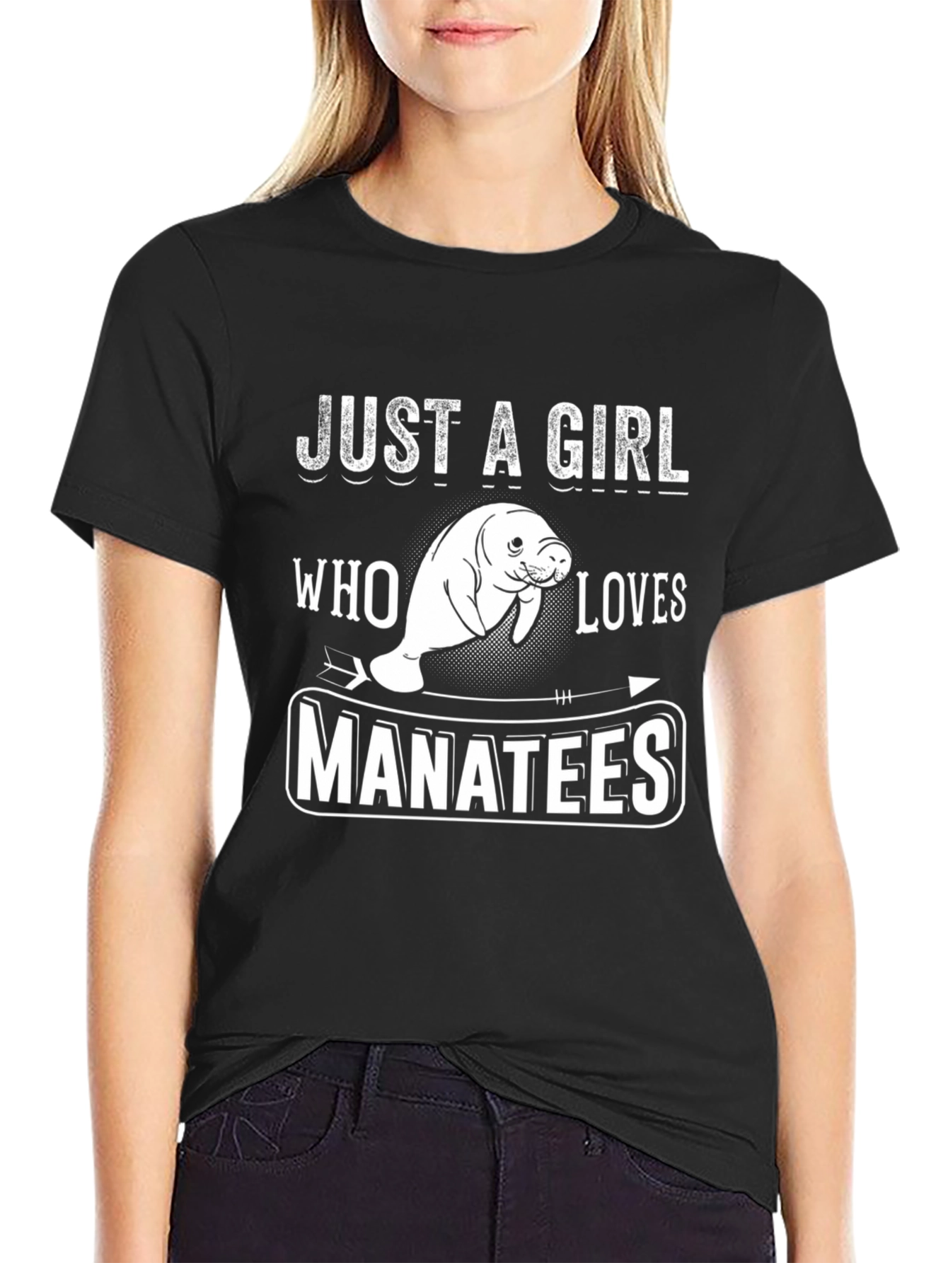 Just A Girl Who Loves Manatees T-Shirt