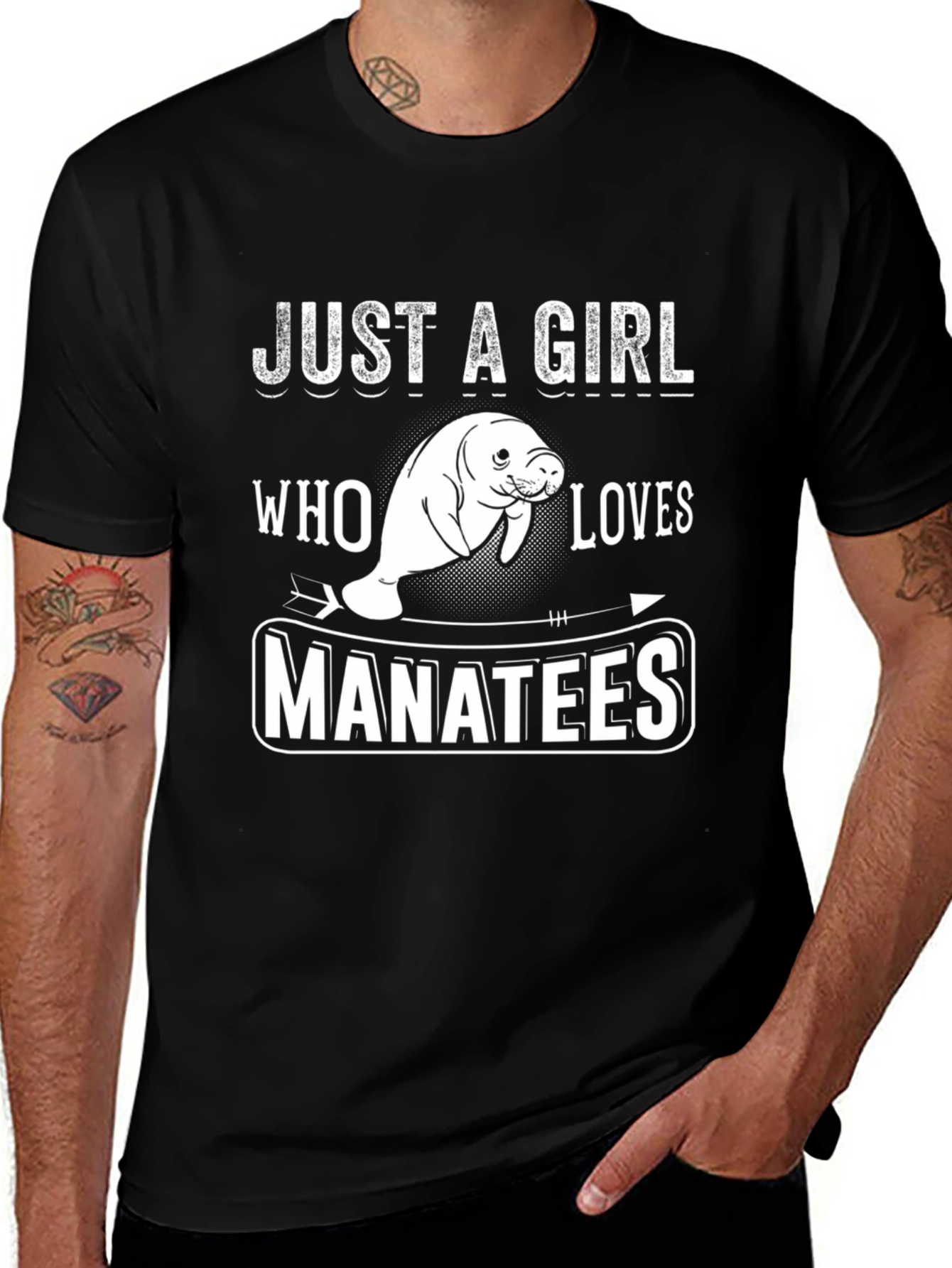 Just A Girl Who Loves Manatees T-Shirt