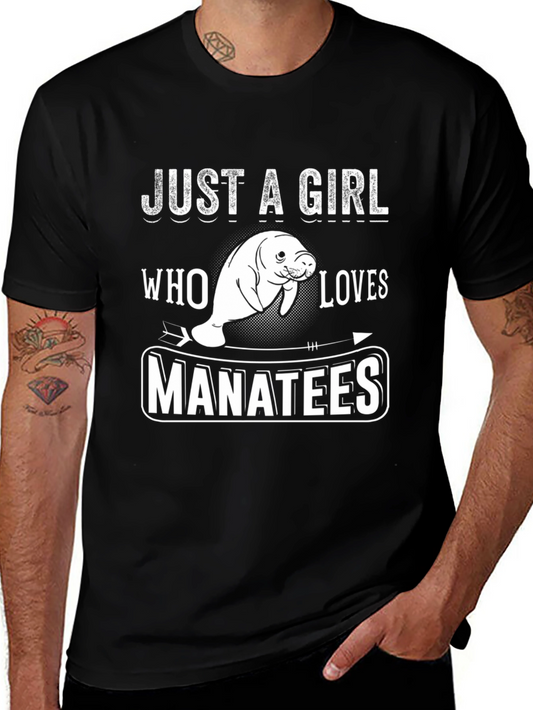 Just A Girl Who Loves Manatees T-Shirt