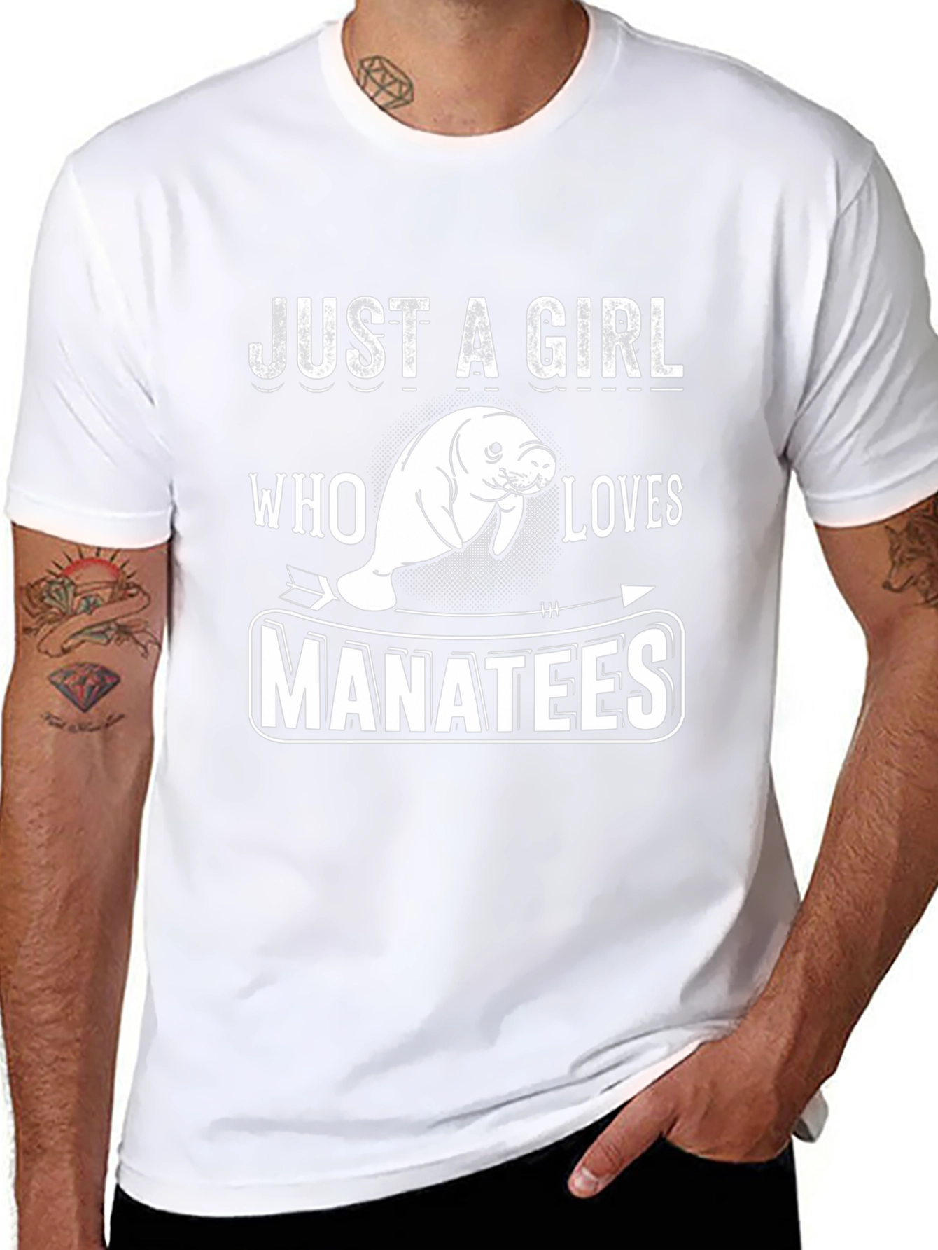 Just A Girl Who Loves Manatees T-Shirt