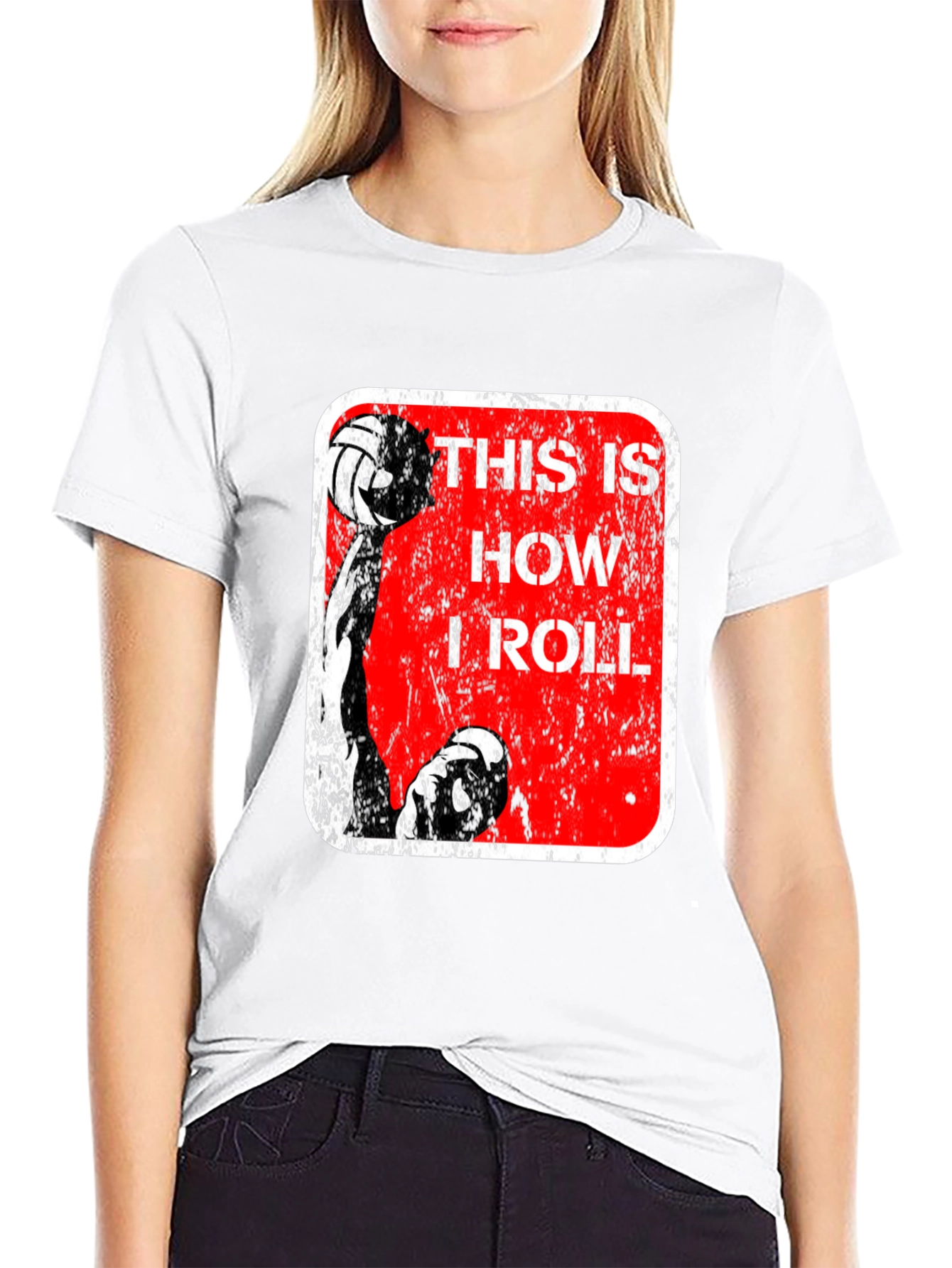 Volleyball Player This is How I Roll Graphic Tee