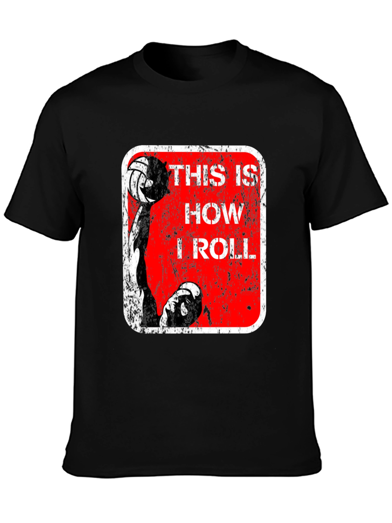 Volleyball Player This is How I Roll Graphic Tee