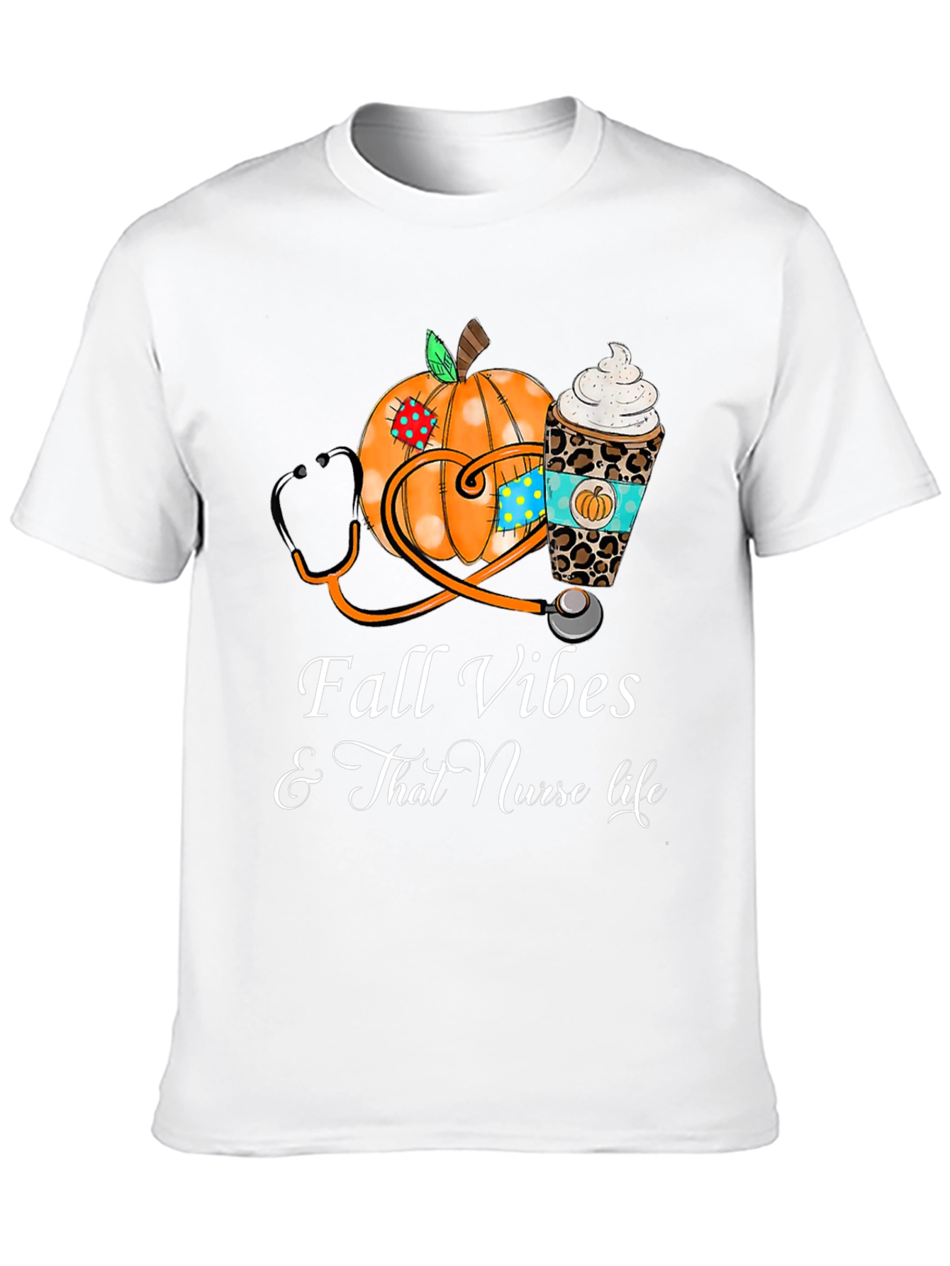 Fall Vibes Nurse Life T-Shirt