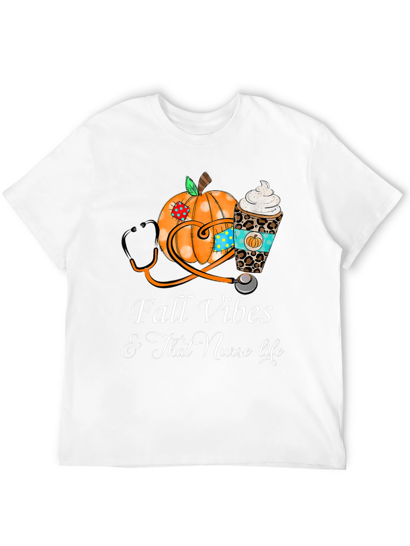 Fall Vibes Nurse Life T-Shirt