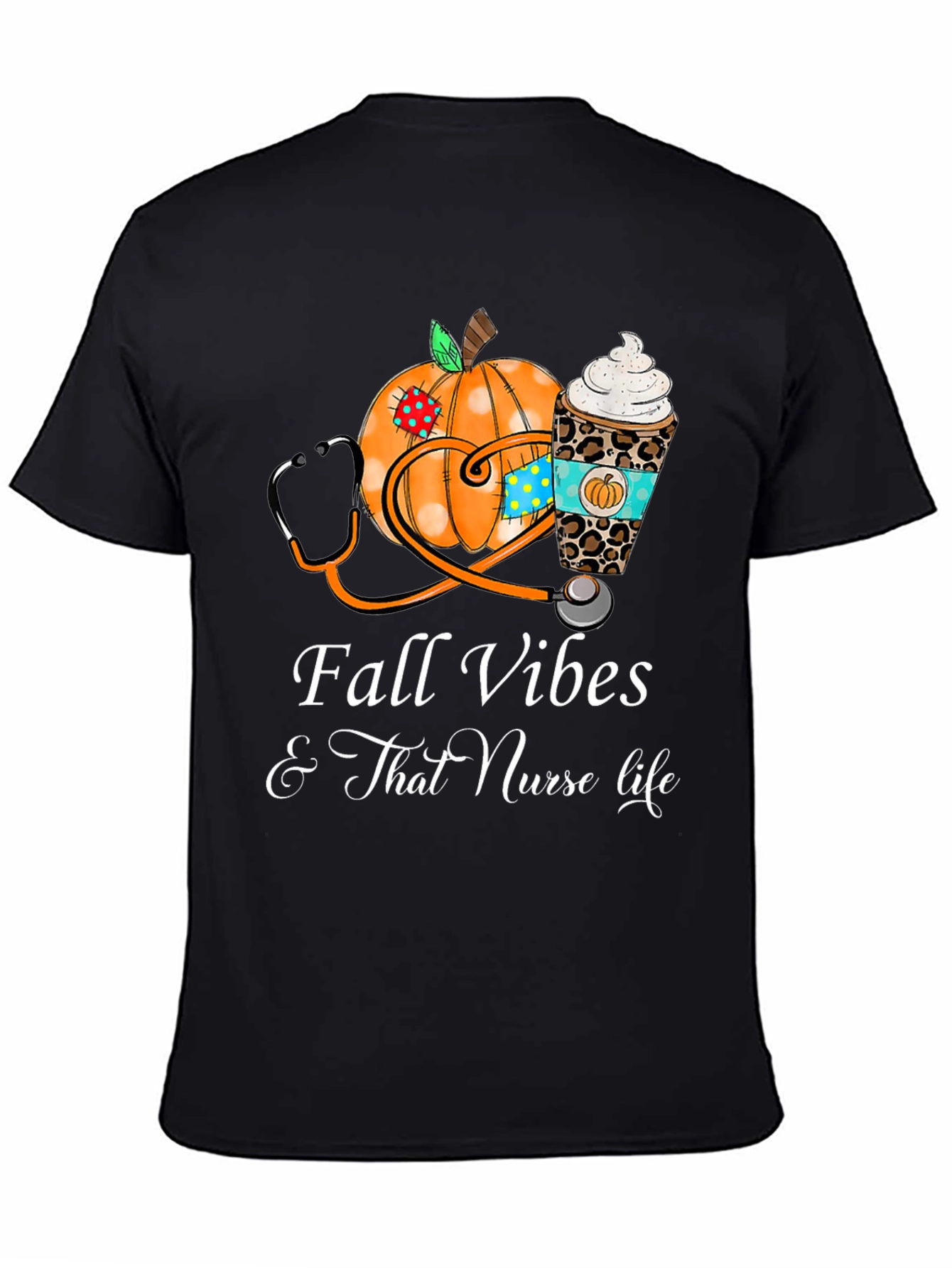 Fall Vibes Nurse Life T-Shirt