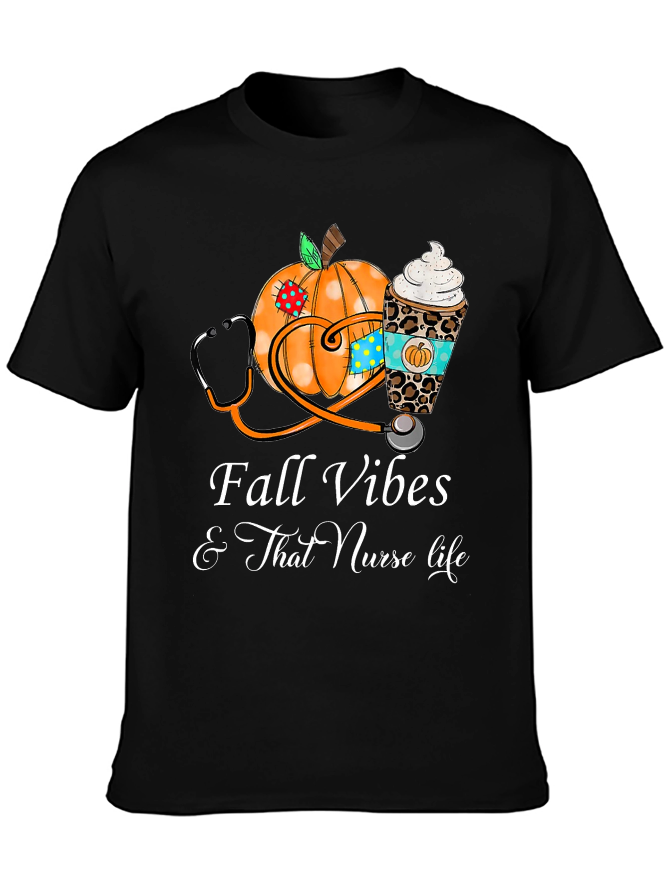 Fall Vibes Nurse Life T-Shirt