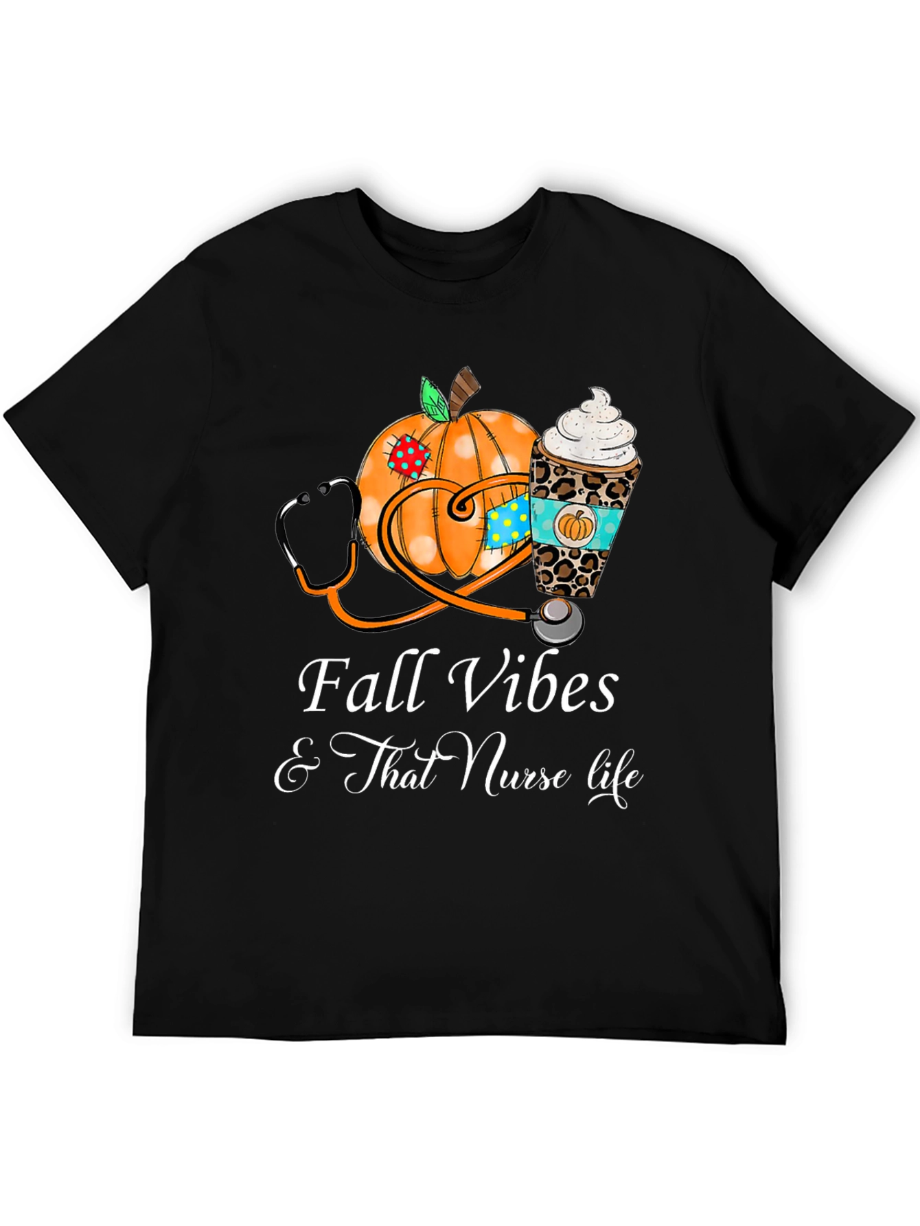 Fall Vibes Nurse Life T-Shirt