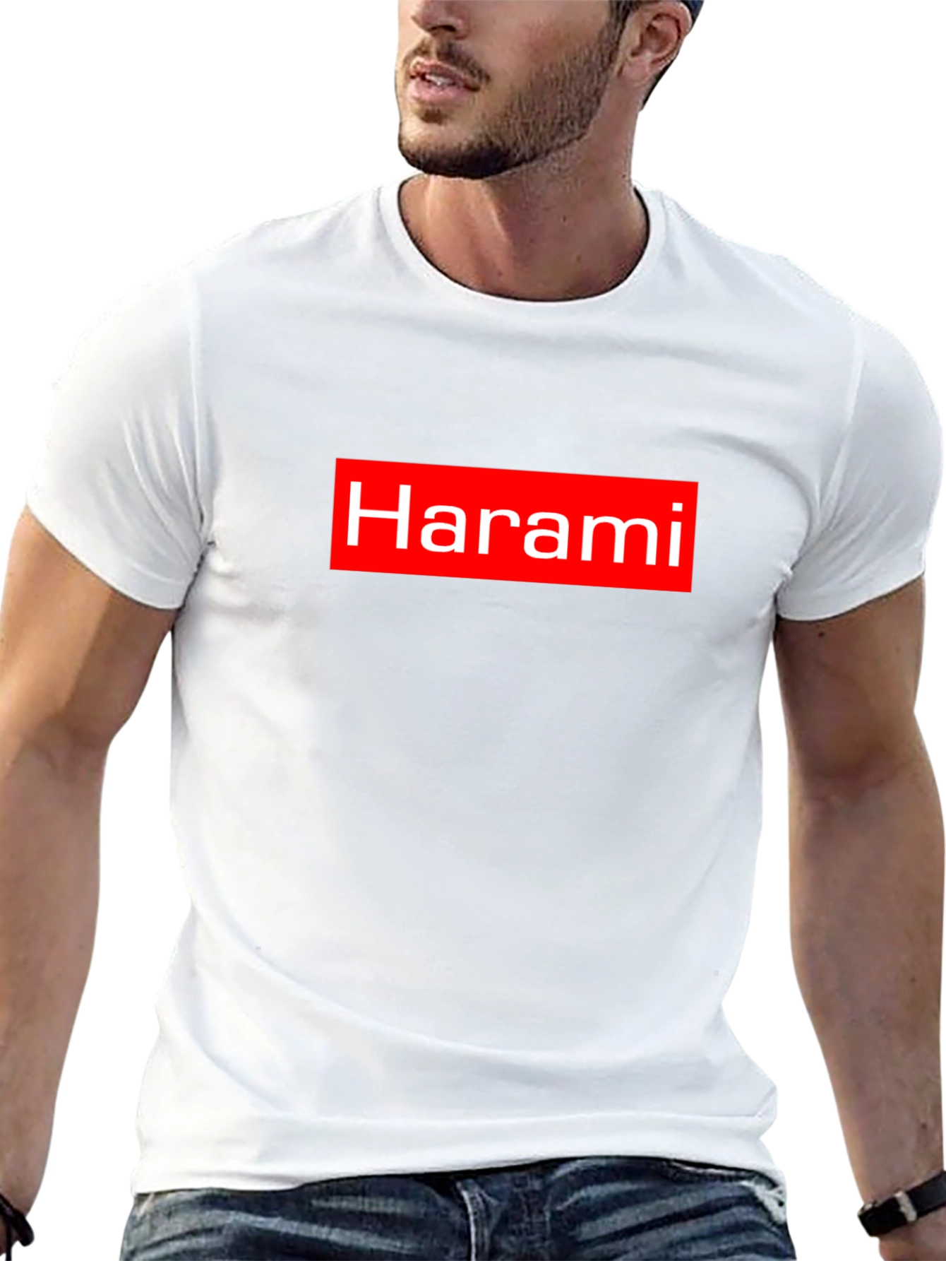 Harami Parody Black Graphic Tee