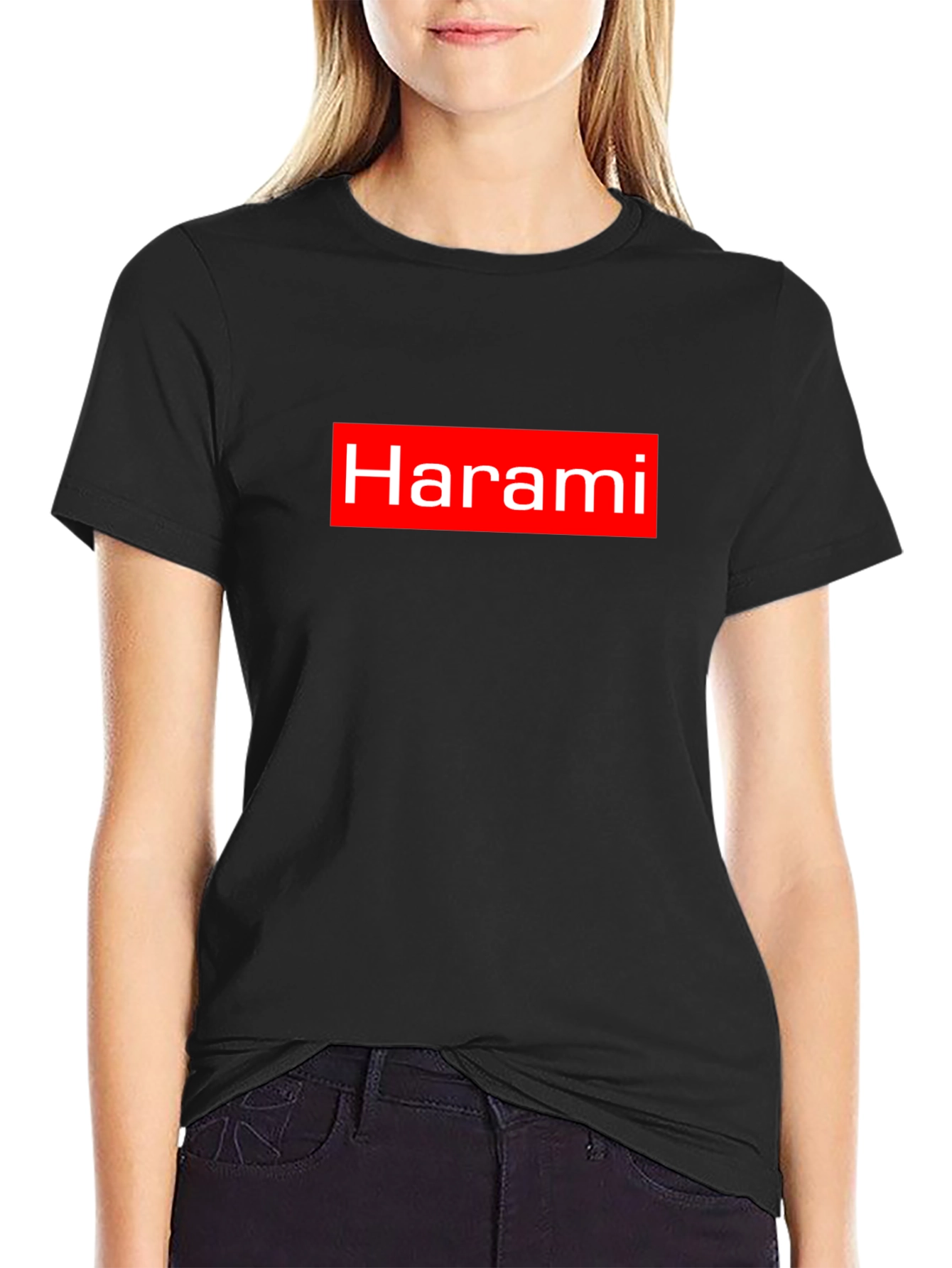Harami Parody Black Graphic Tee