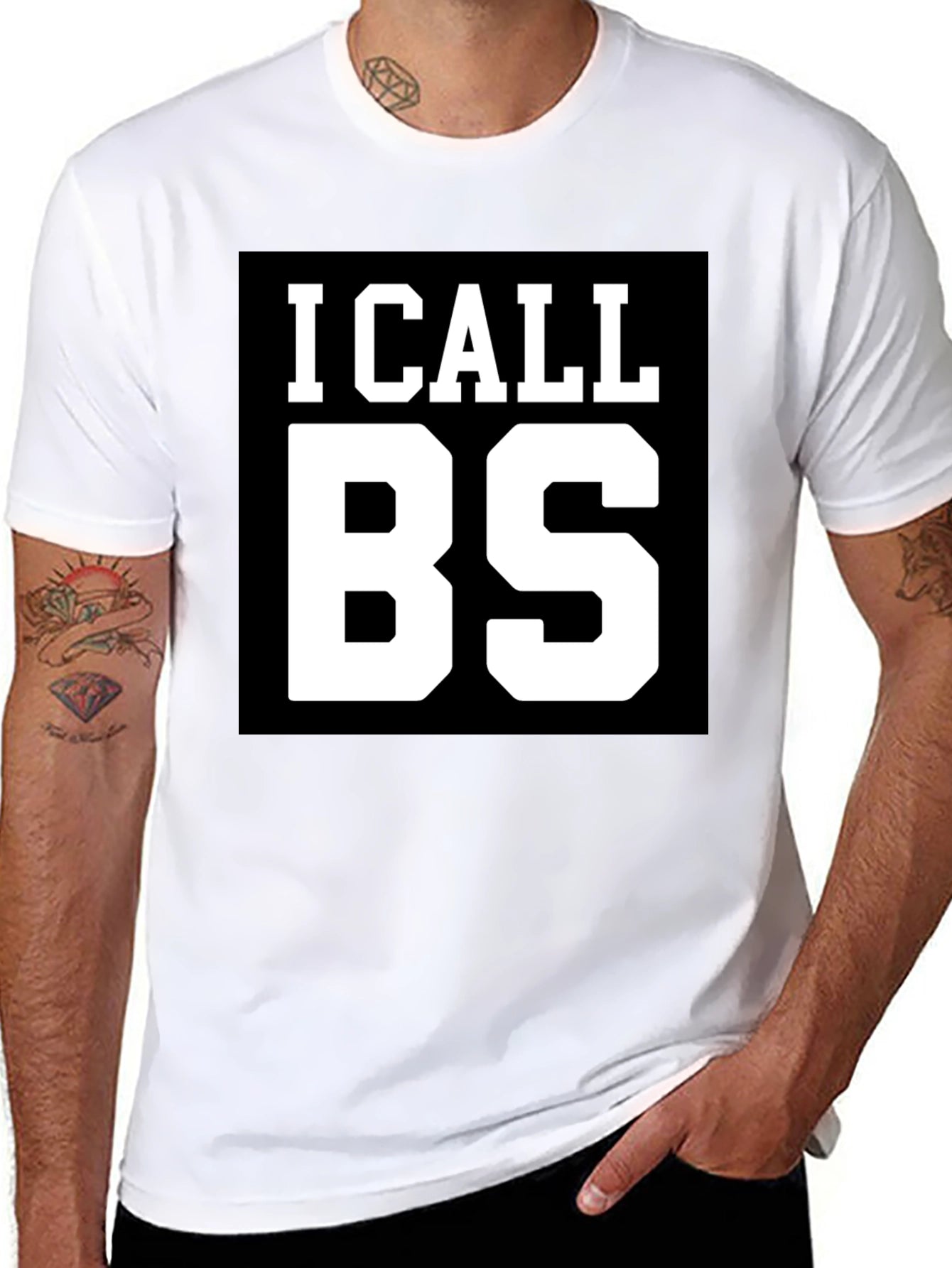 I Call BS Graphic T-Shirt - Bold Statement Tee