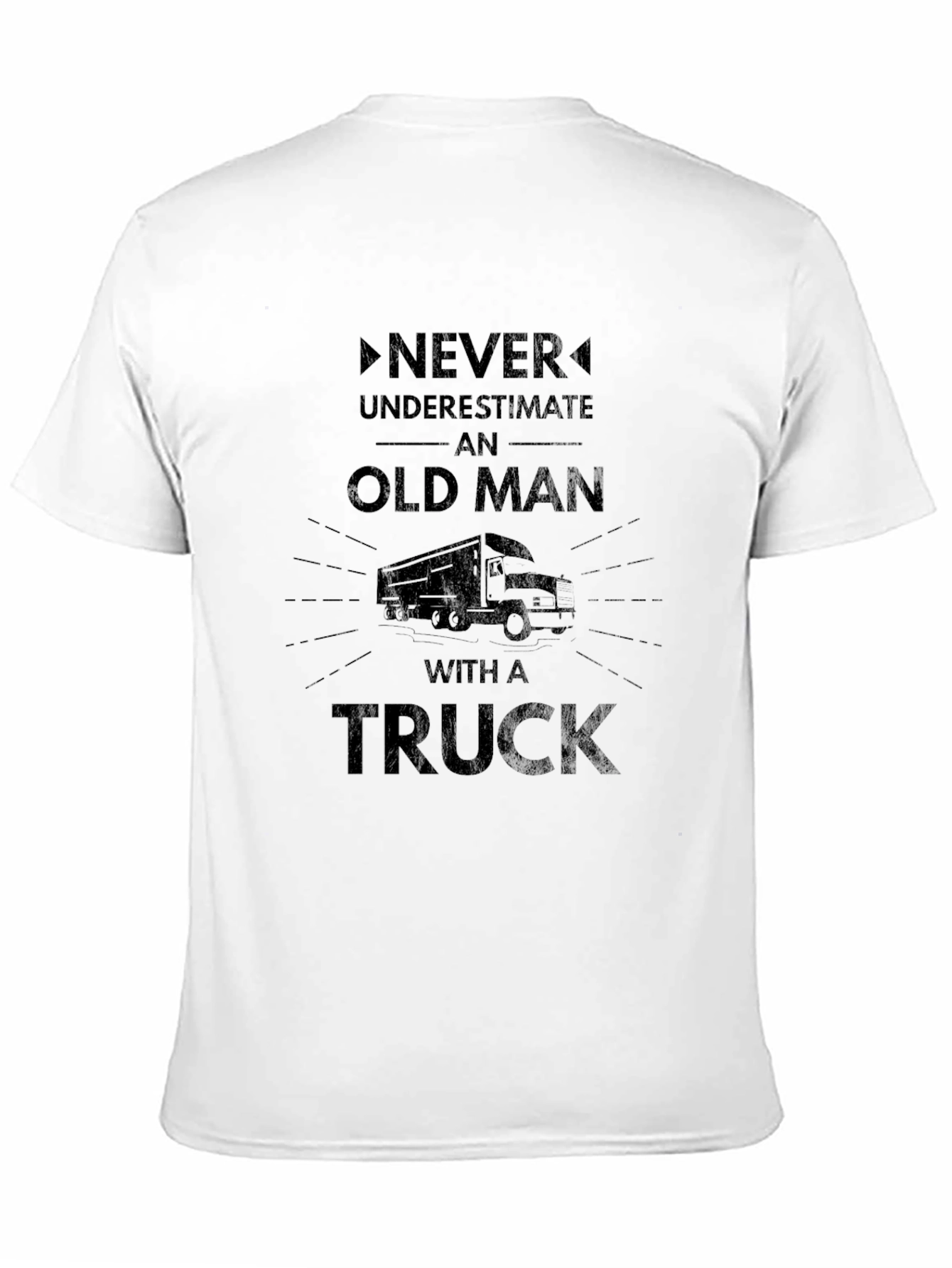 Old Man Truck Graphic Tee - Black