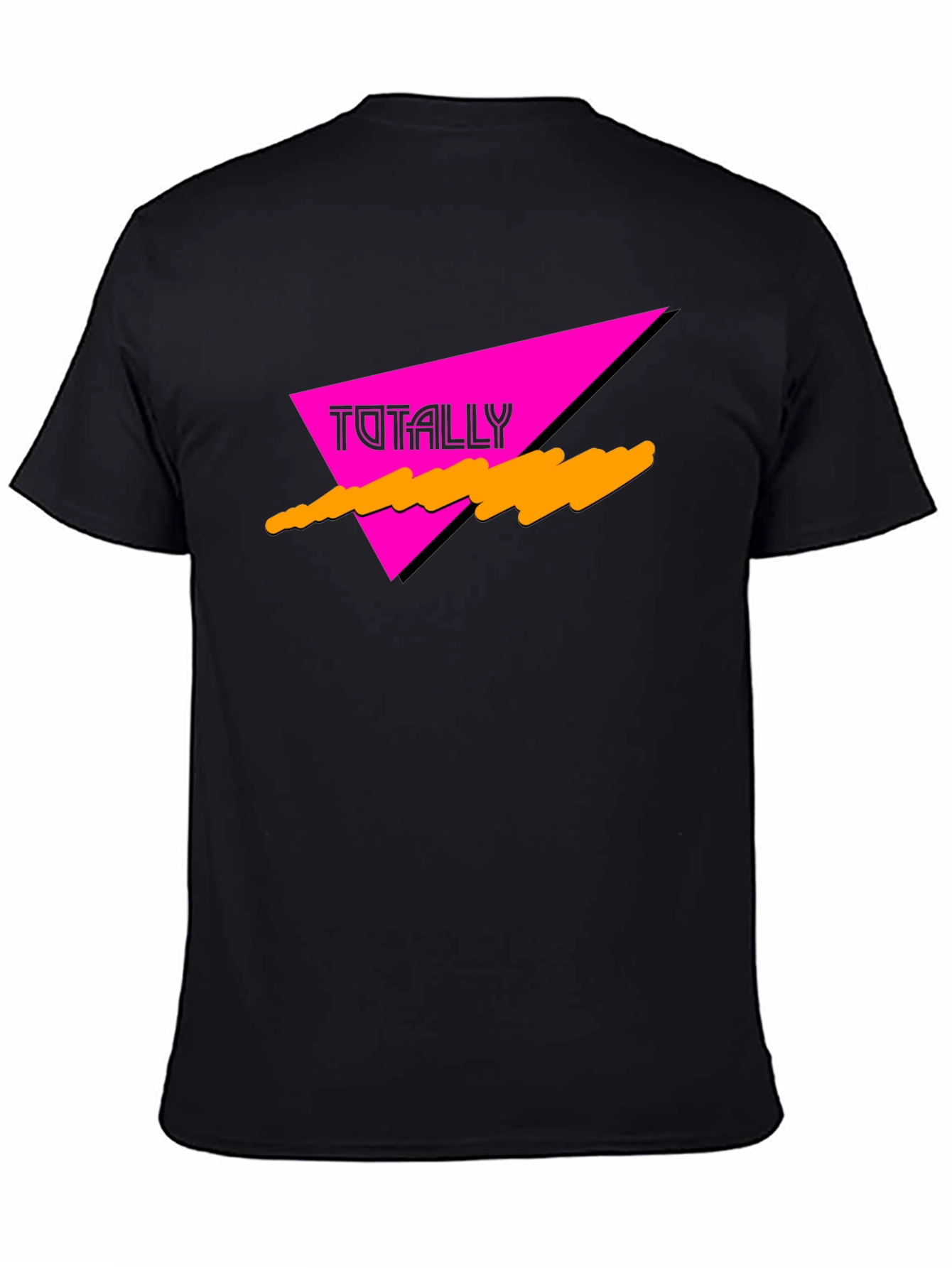 Totally 80s Retro Graphic Tee - Black