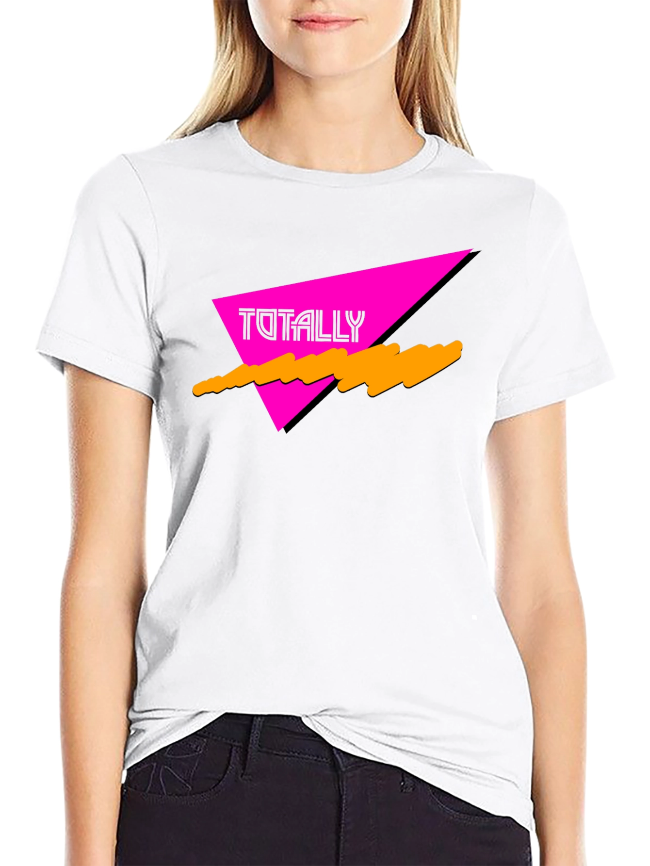 Totally 80s Retro Graphic Tee - Black