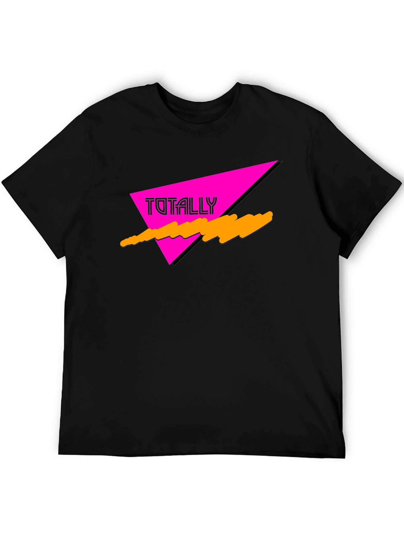 Totally 80s Retro Graphic Tee - Black