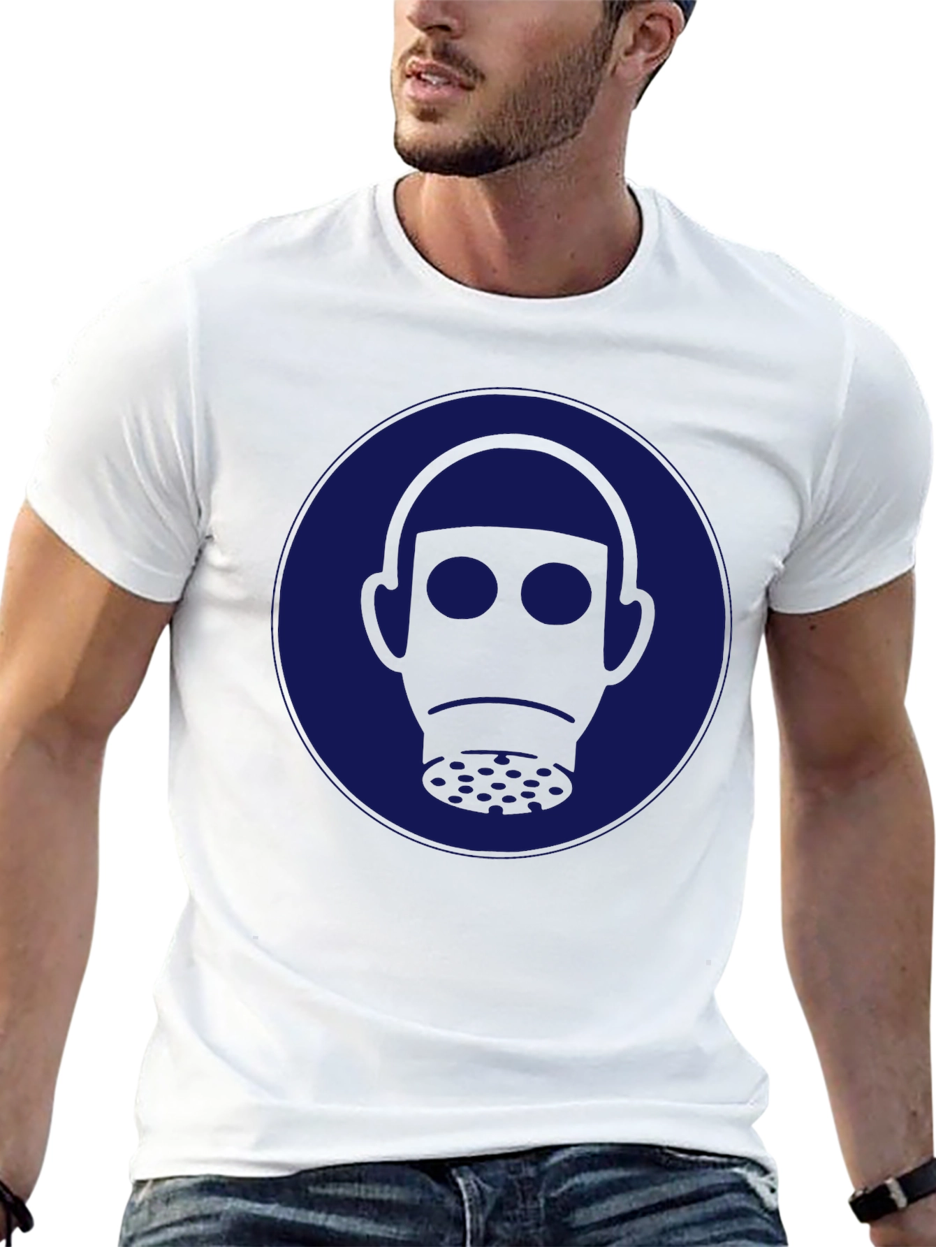 Gas Mask Graphic Tee - Cool & Unique Design