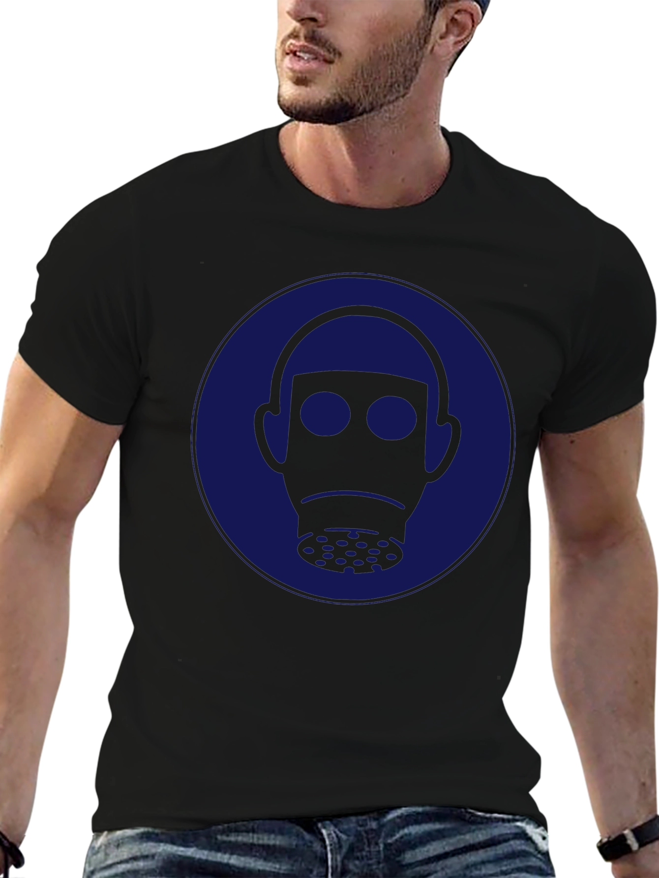 Gas Mask Graphic Tee - Cool & Unique Design