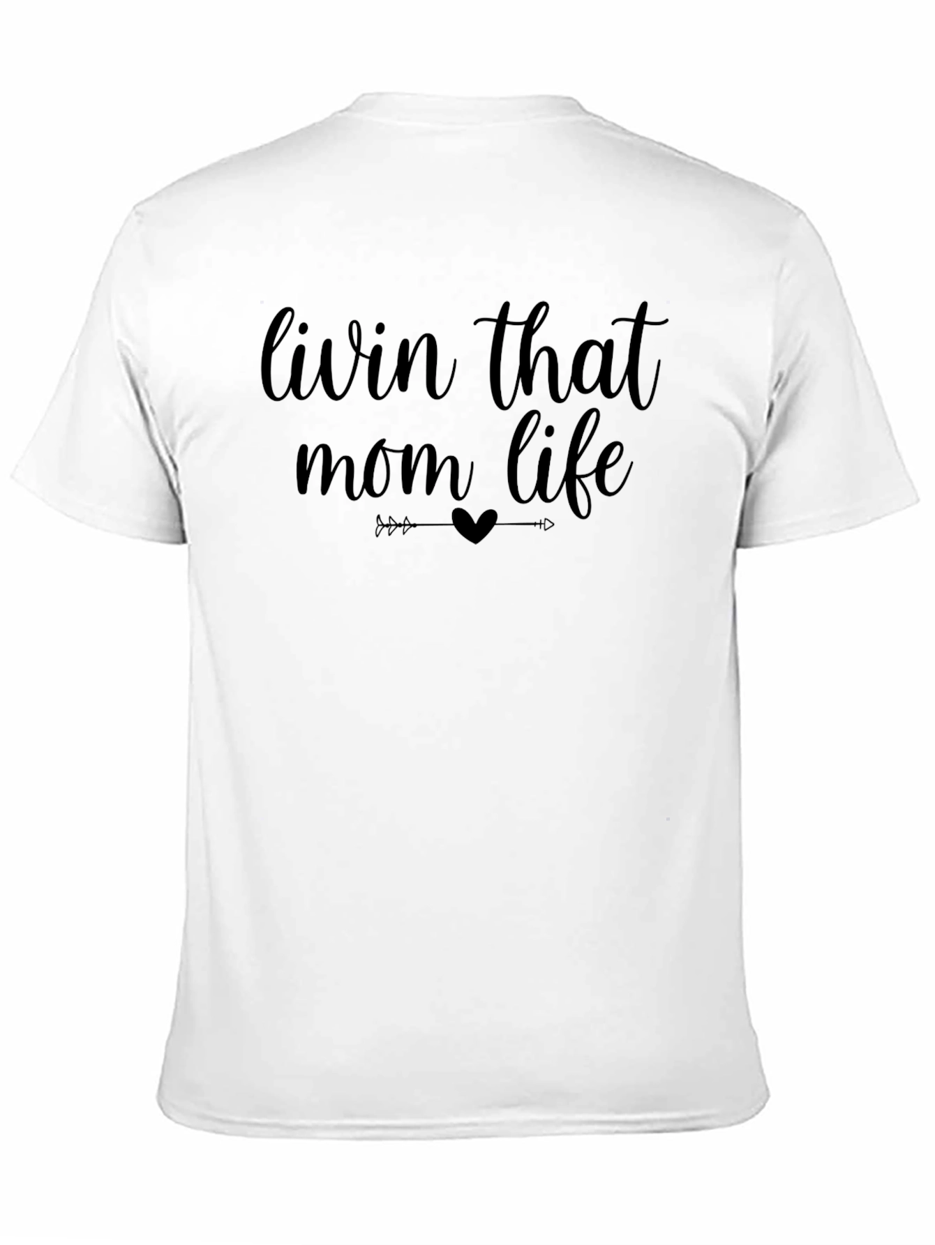 Livin That Mom Life Graphic Tee - Black