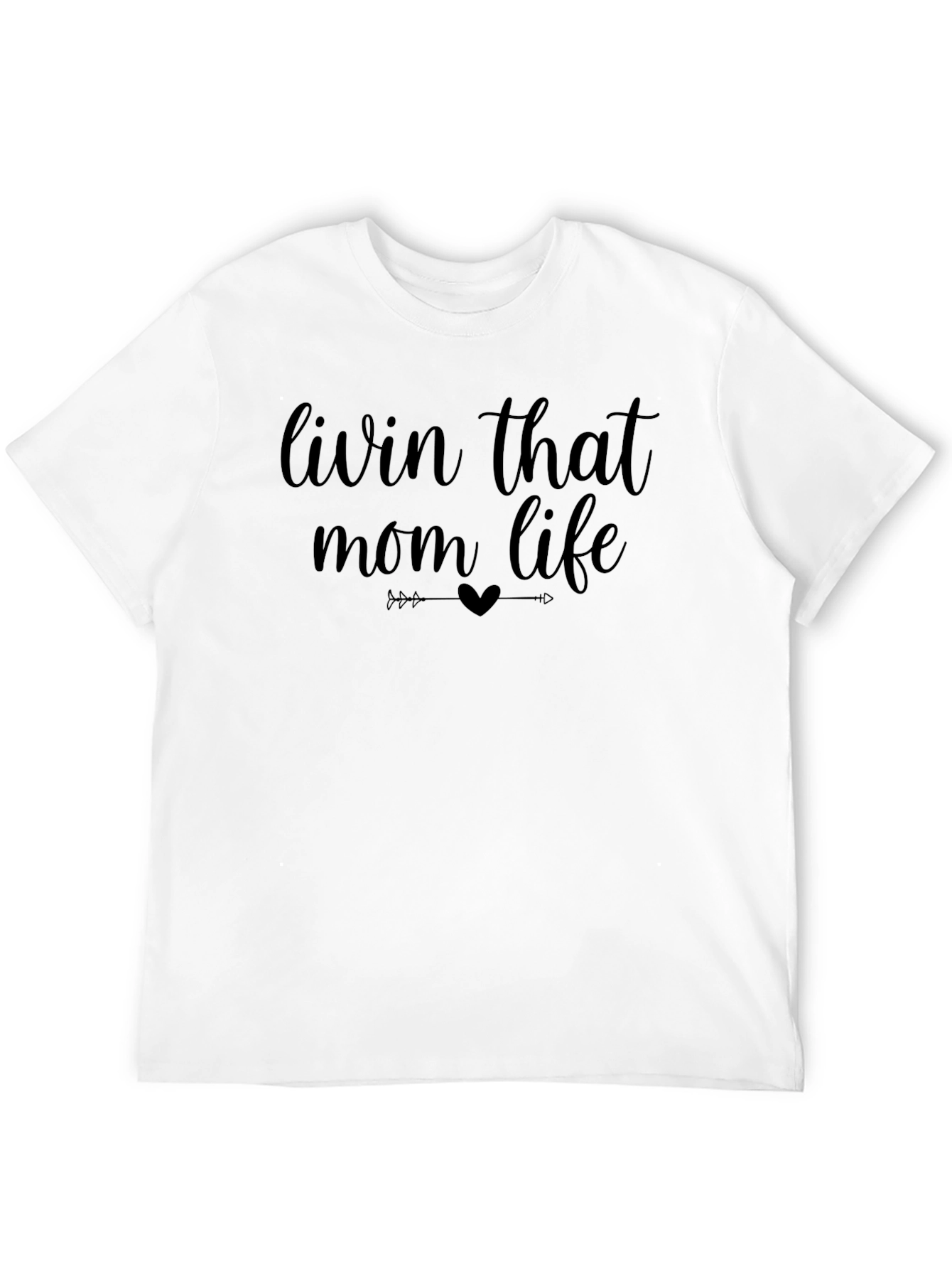 Livin That Mom Life Graphic Tee - Black