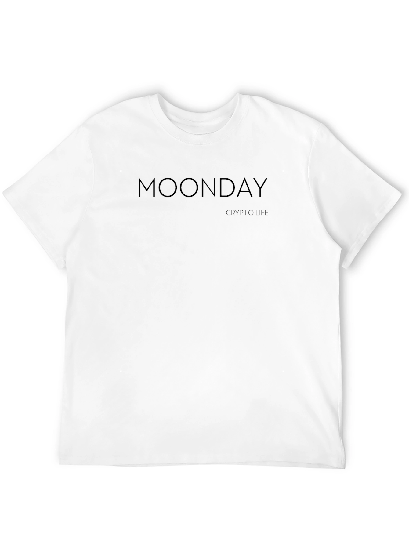 Moonday Crypto Life Black T-Shirt