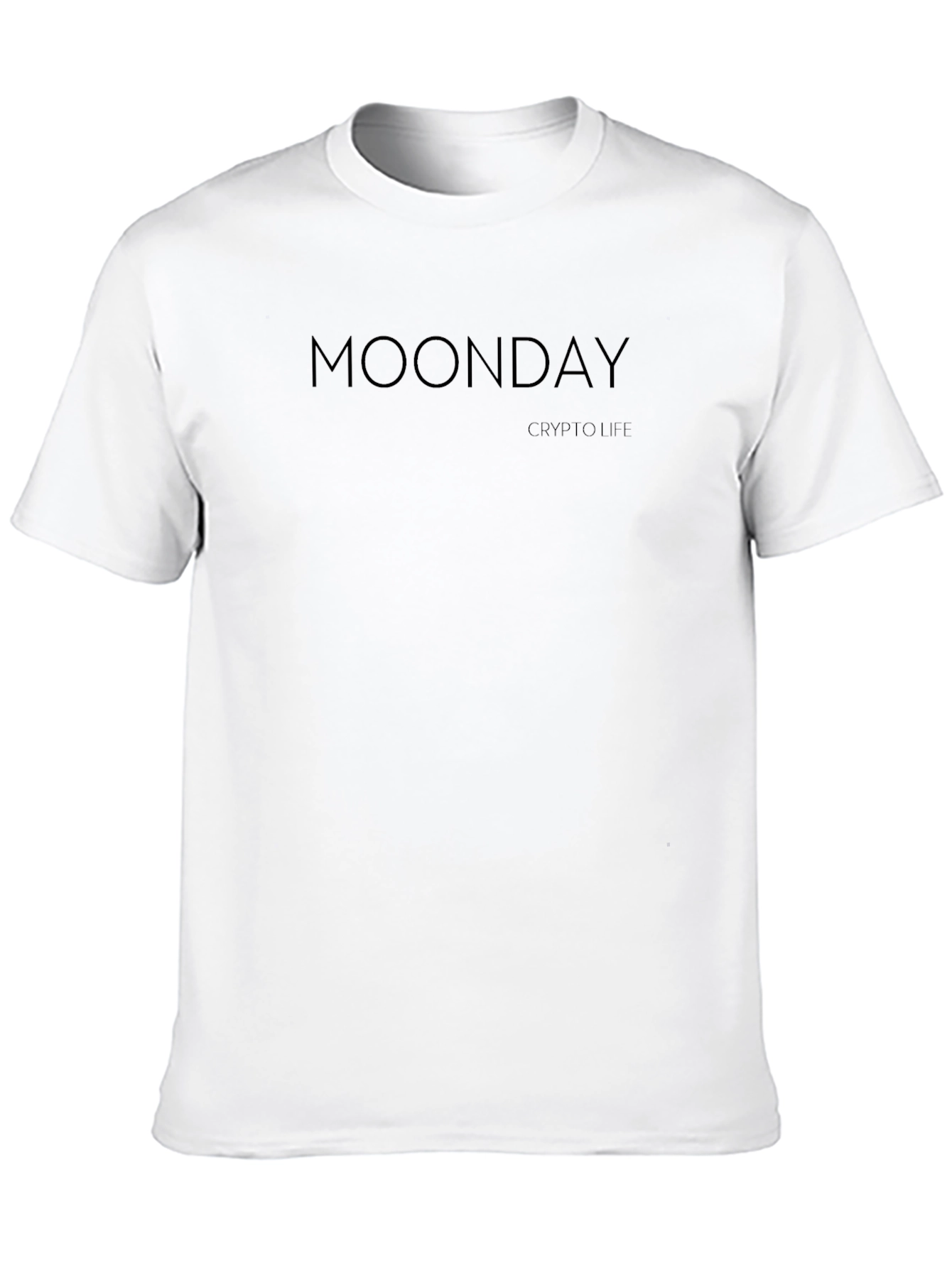 Moonday Crypto Life Black T-Shirt