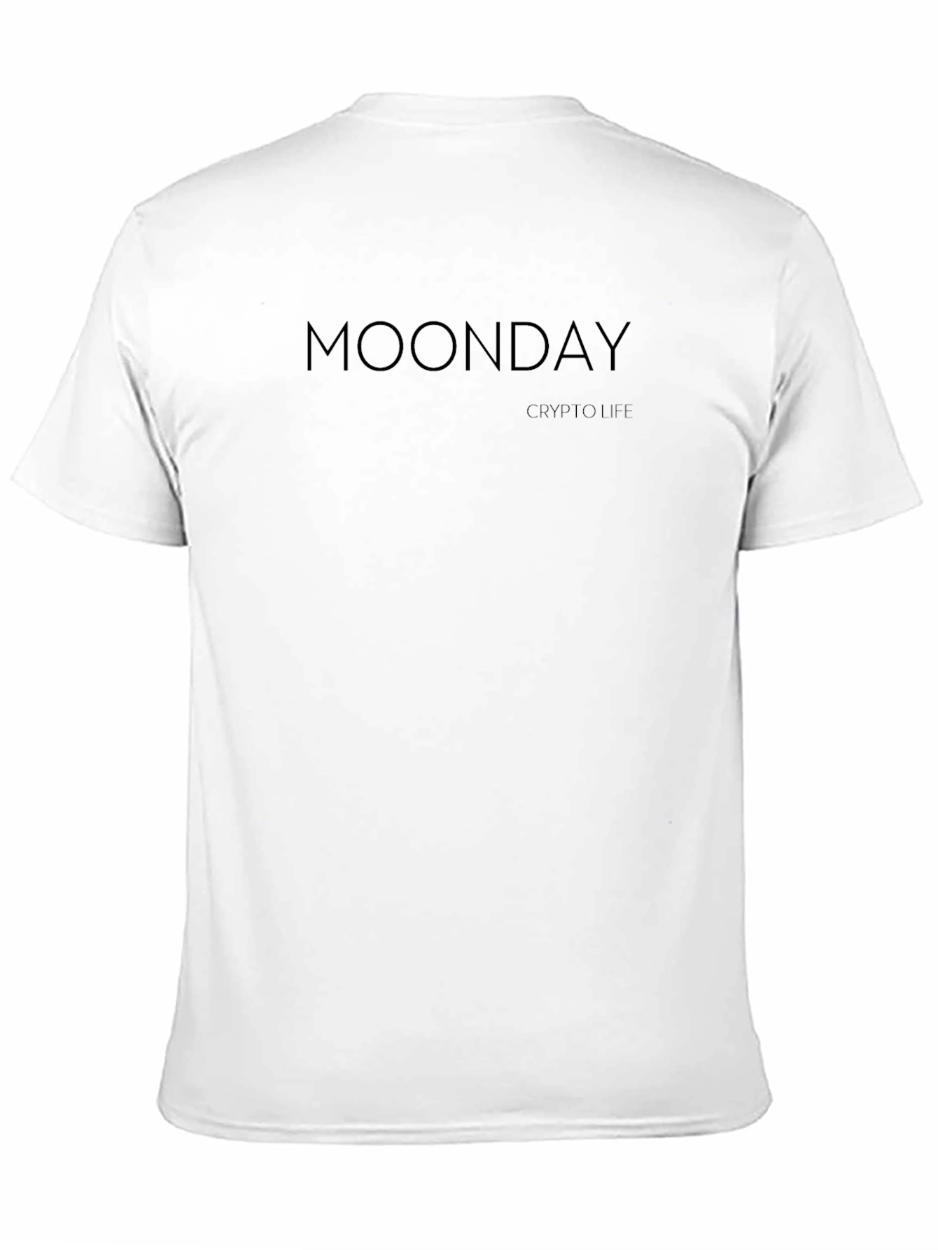Moonday Crypto Life Black T-Shirt