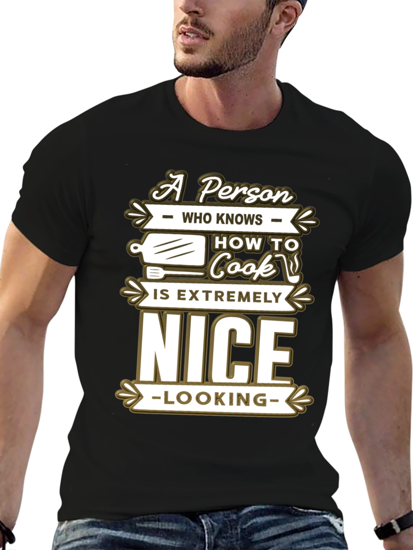 Funny Cooking Lover T-Shirt Nice Looking Chef Cook Gift