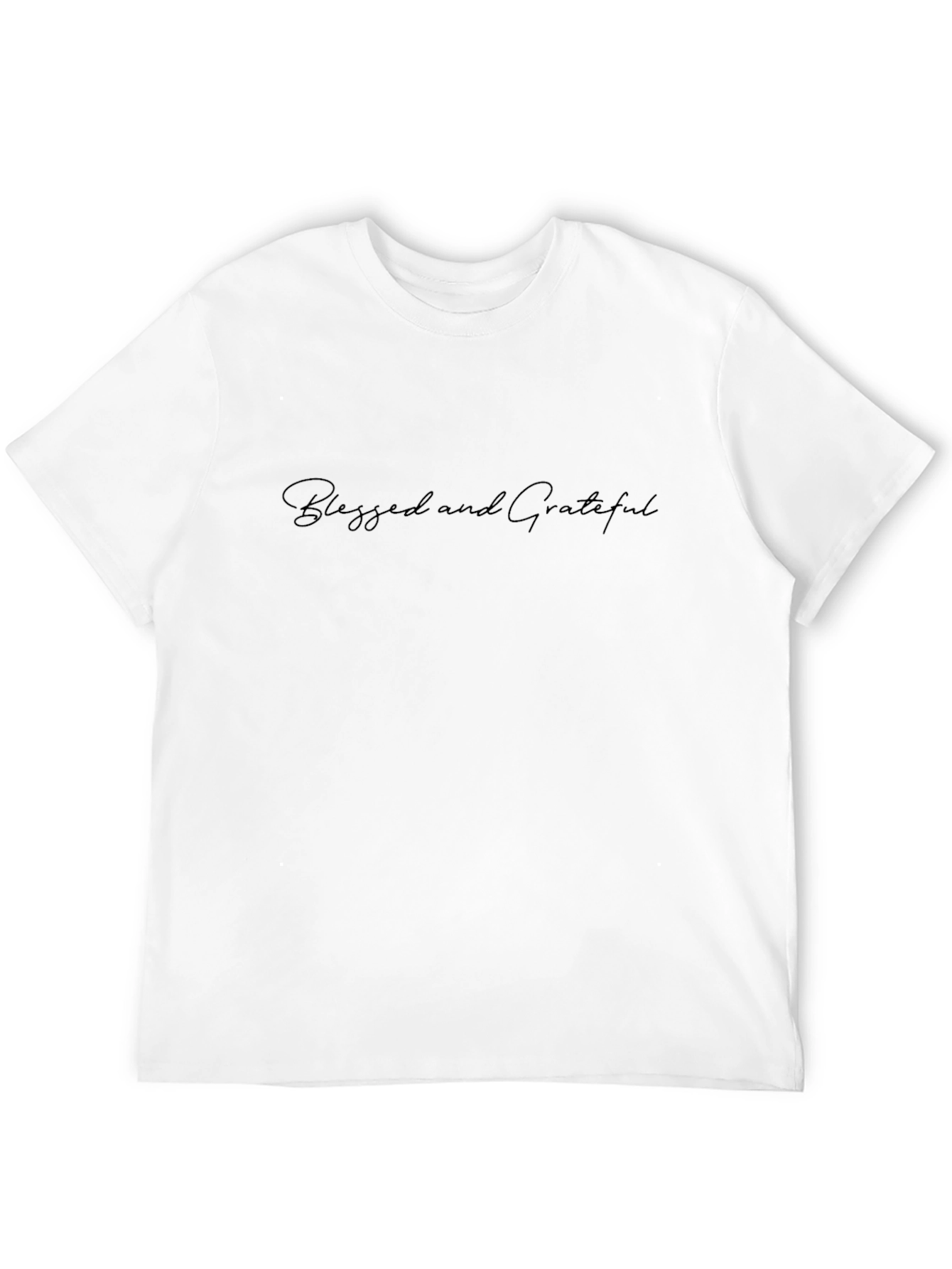 Blessed and Grateful Black T-Shirt