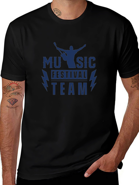 Music Festival Team T-Shirt - Soft Cotton Tee