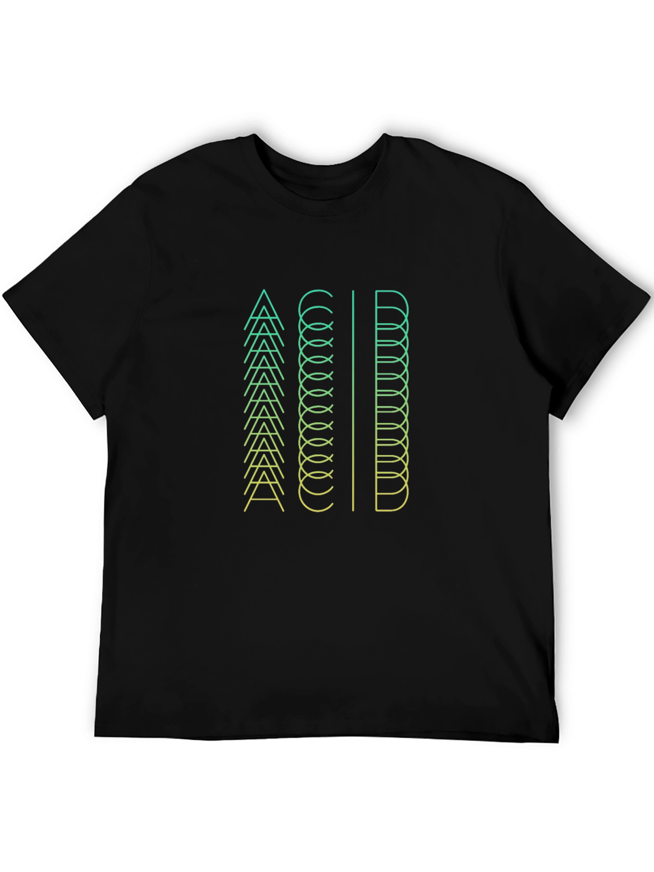 Acid Graphic Tee - Modern Line Art