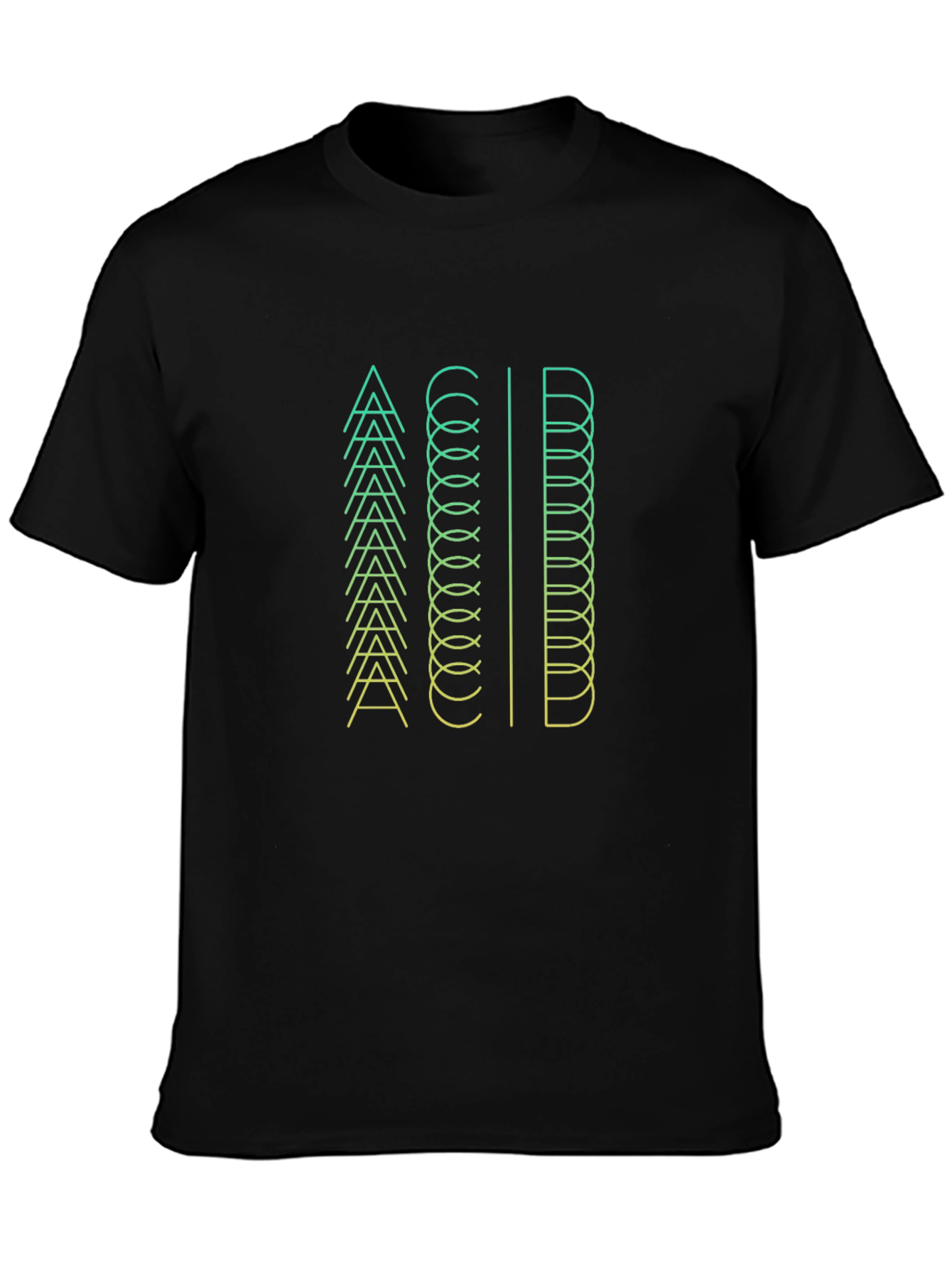 Acid Graphic Tee - Modern Line Art