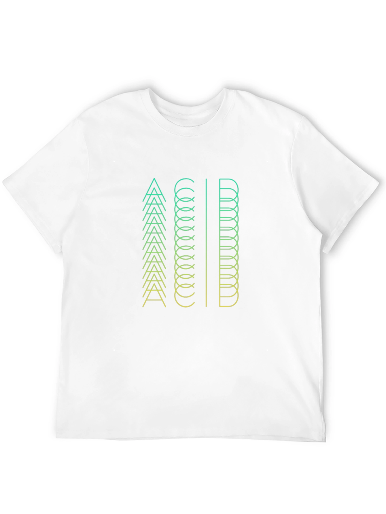 Acid Graphic Tee - Modern Line Art