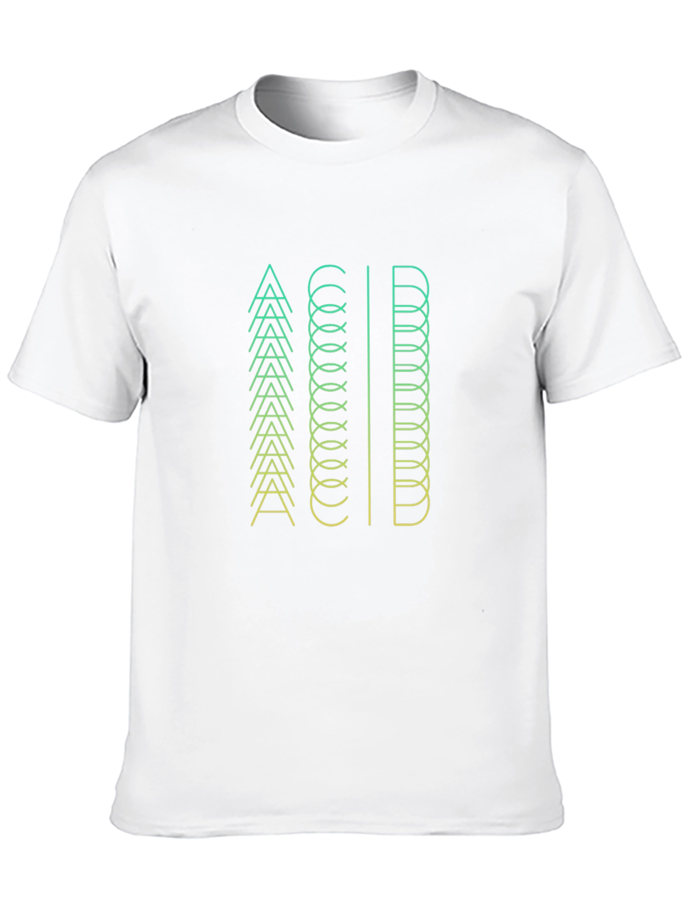 Acid Graphic Tee - Modern Line Art