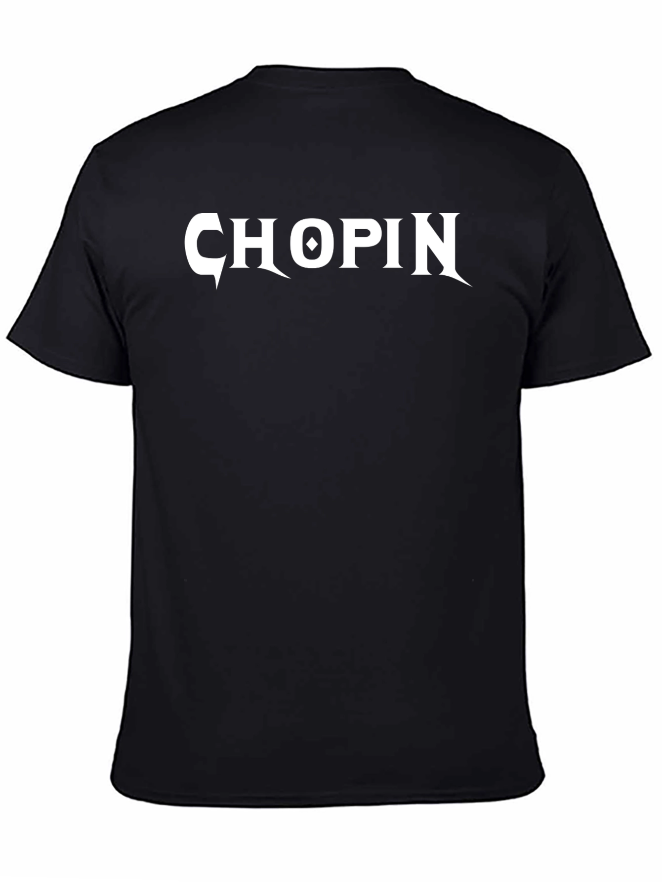 Chopin Graphic Tee - Black Cotton Music T-Shirt