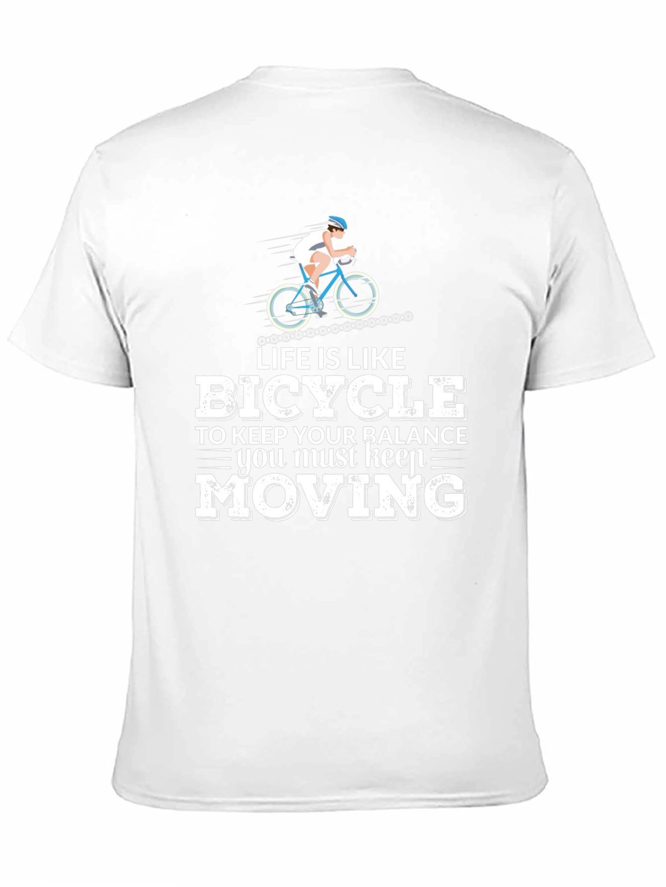 Life Is Like Bicycle T-Shirt Cycling Tee
