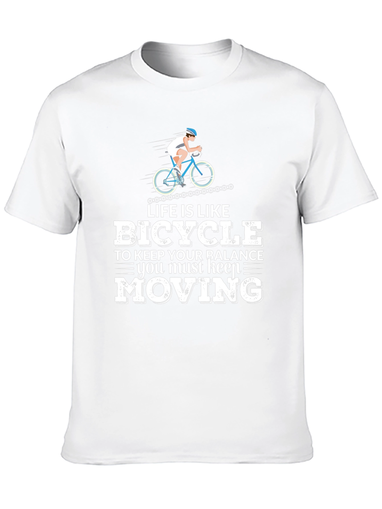 Life Is Like Bicycle T-Shirt Cycling Tee