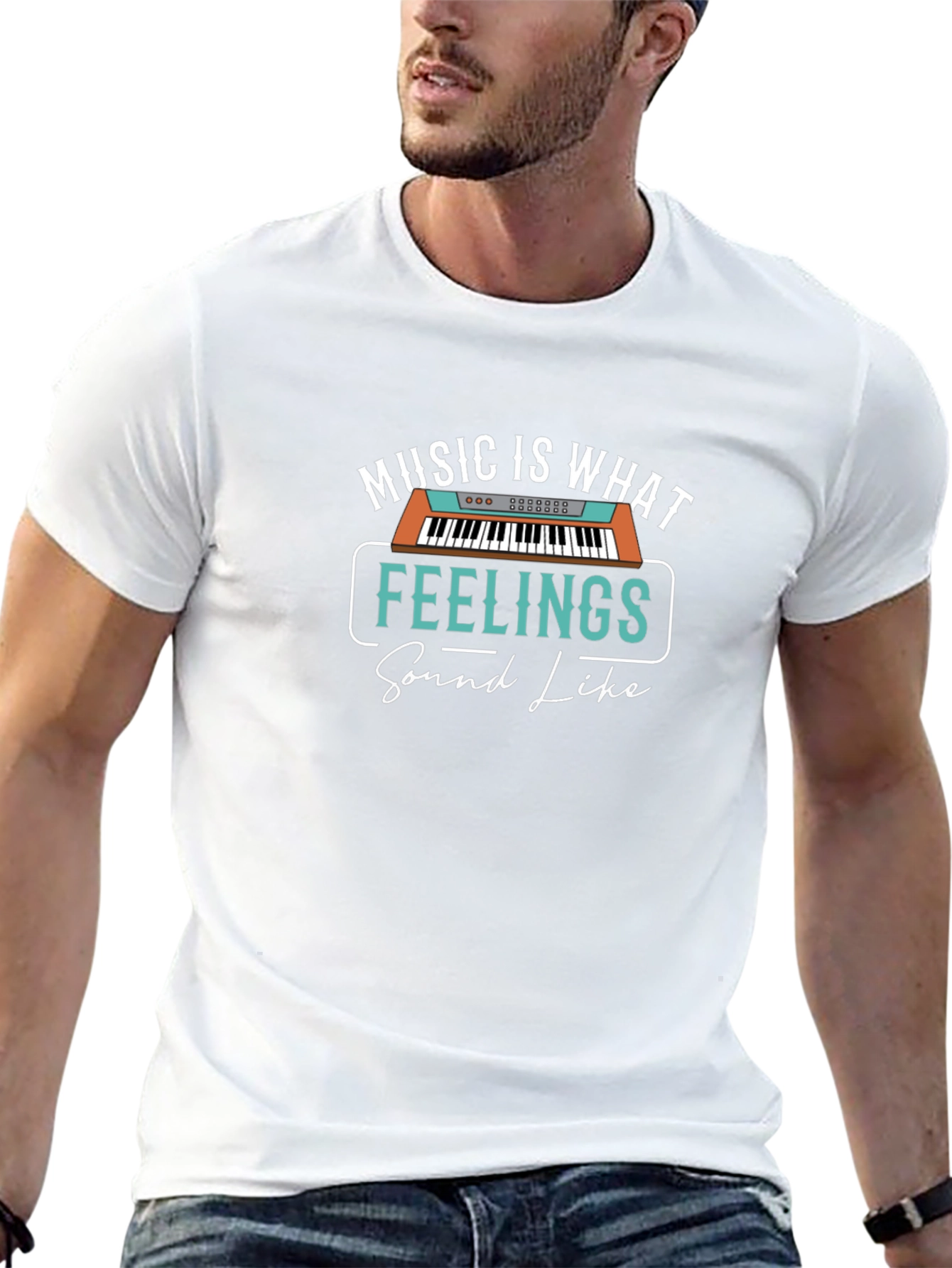 Music is What Feelings Sound Like T-Shirt