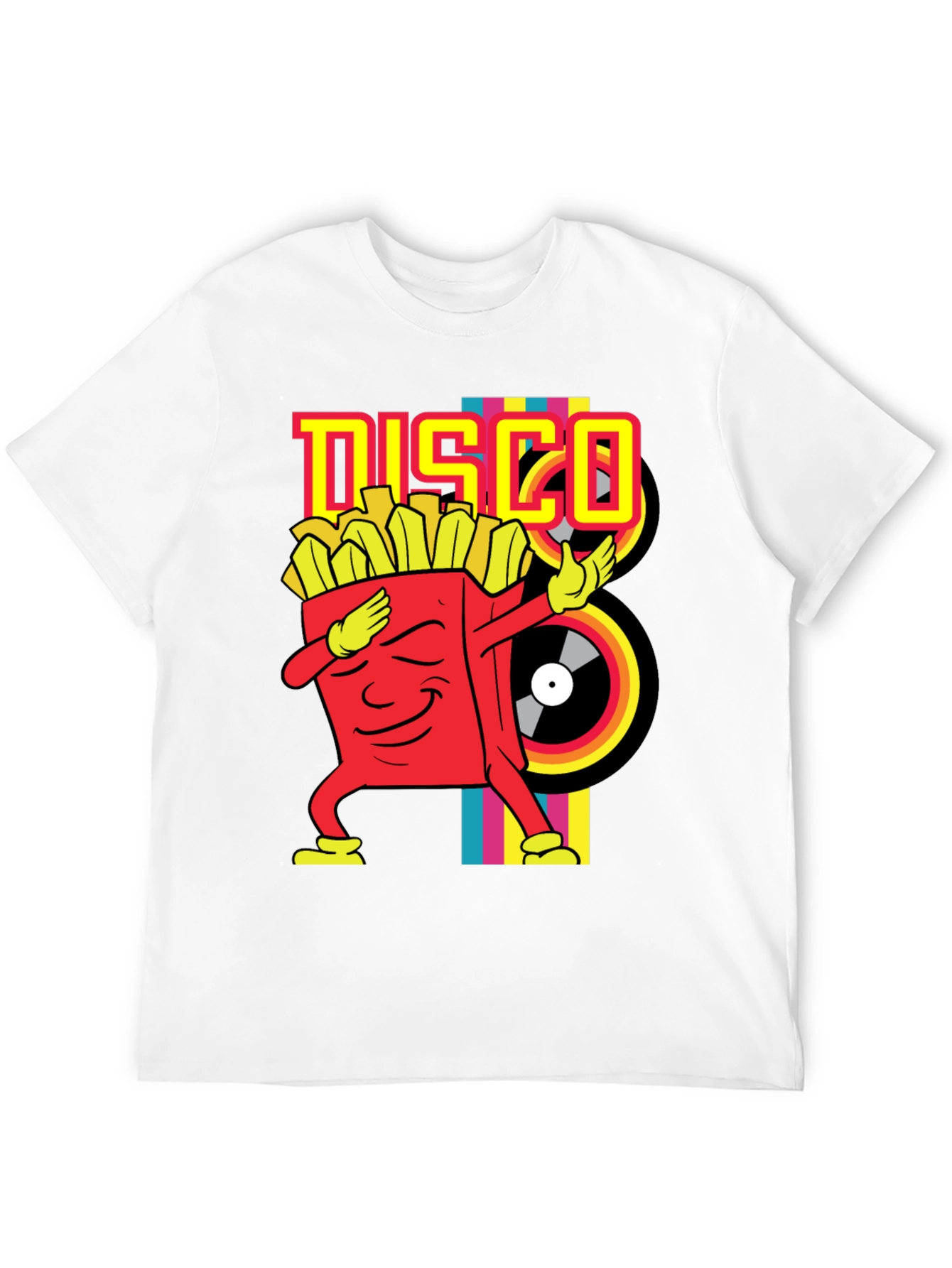 Disco Fries Dab Black T-Shirt
