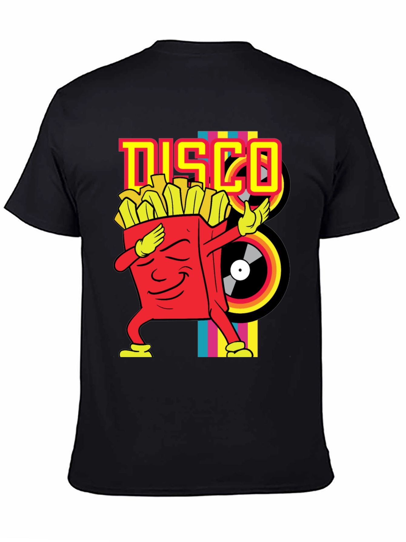 Disco Fries Dab Black T-Shirt