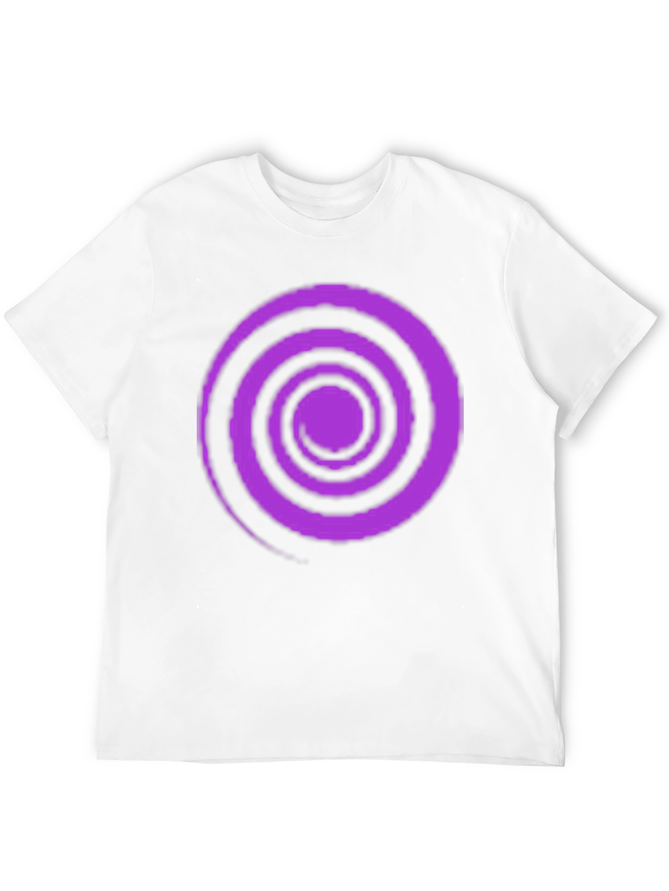 Swirl Graphic Tee - Black Cotton Comfort